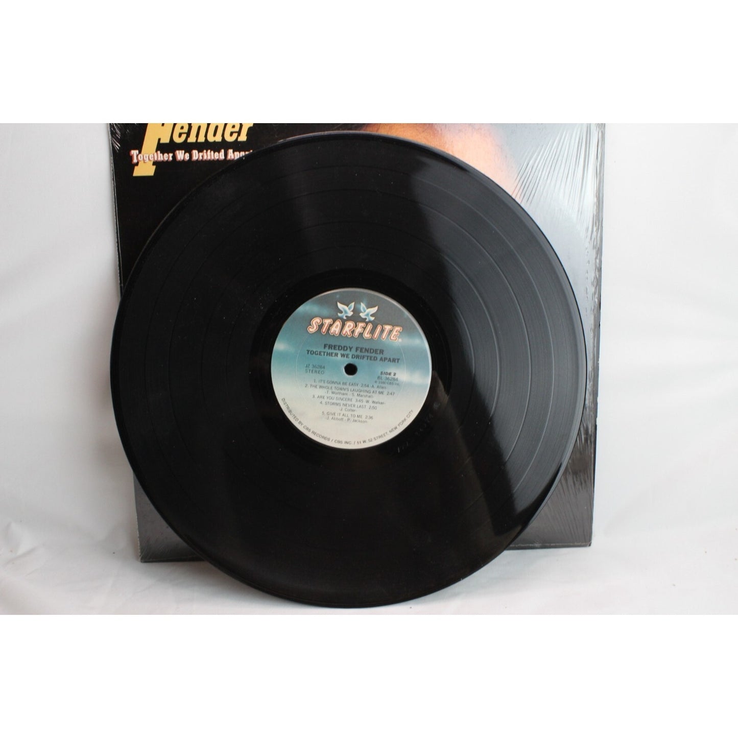 Freddy Fender - Together We Drifted Apart Vinyl Record Tested Used