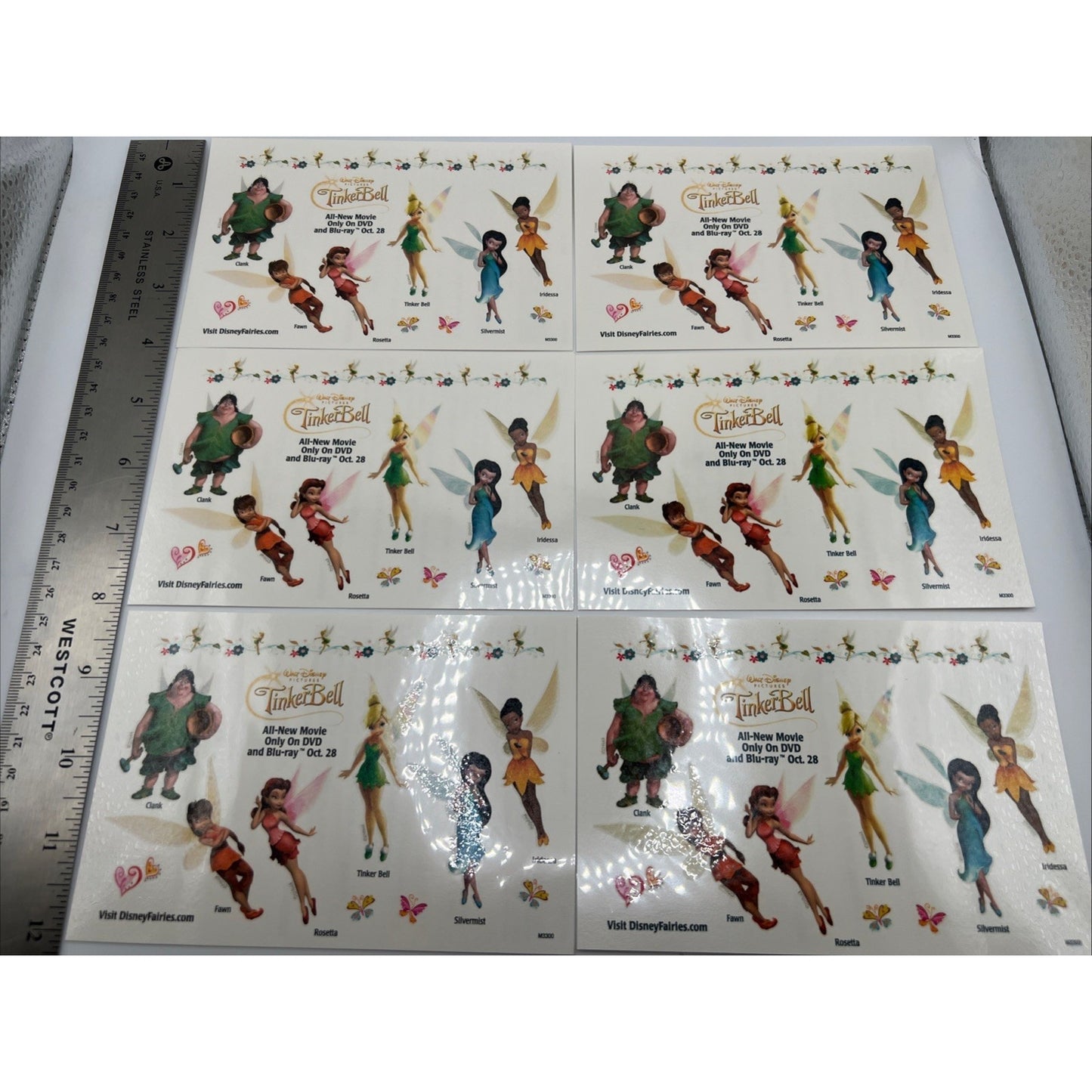 Walt Disney Pictures Peter Pan Tinkerbell Tattoo Temporary Tattoos Fairies Fairy
