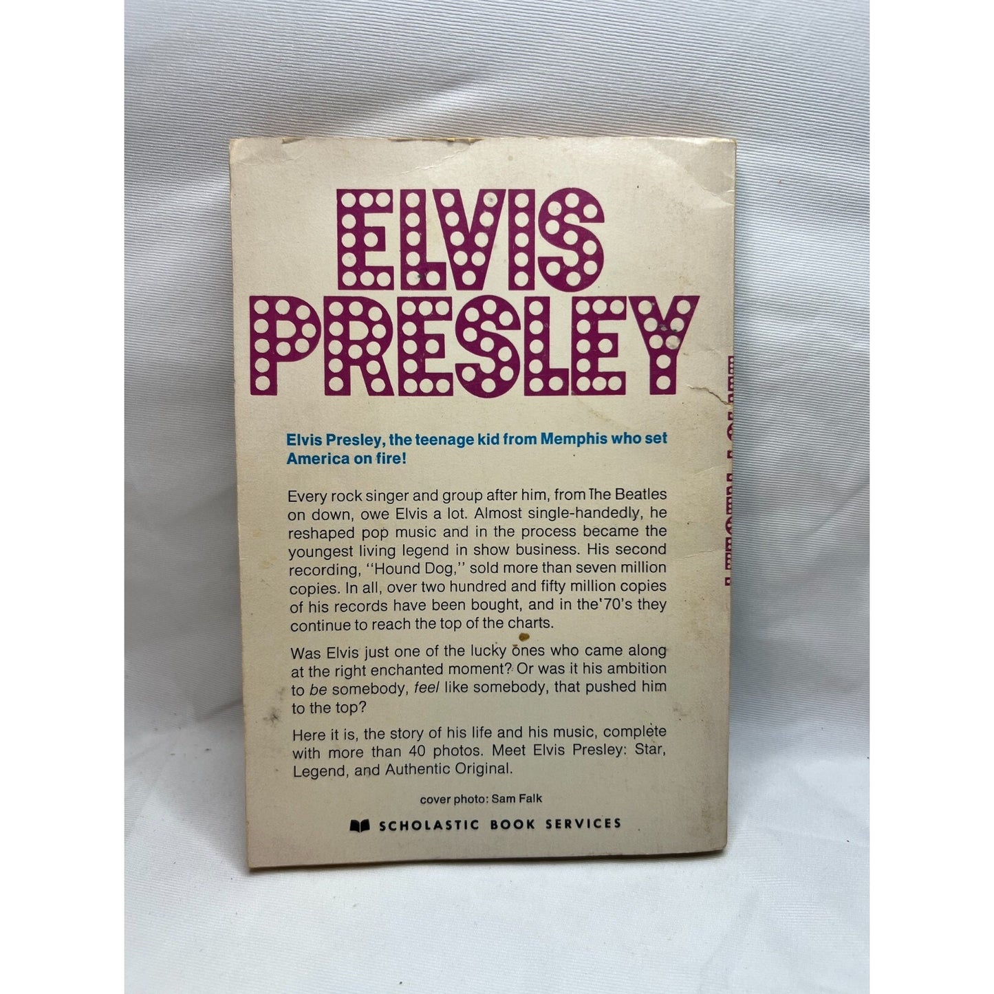 Meet Elvis Presley by Favius Friedman Paperback Biography Book Used