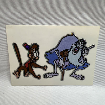 Disney Aladdin Jasmine Vending Machine Sticker Prism 1990's Vintage Rare