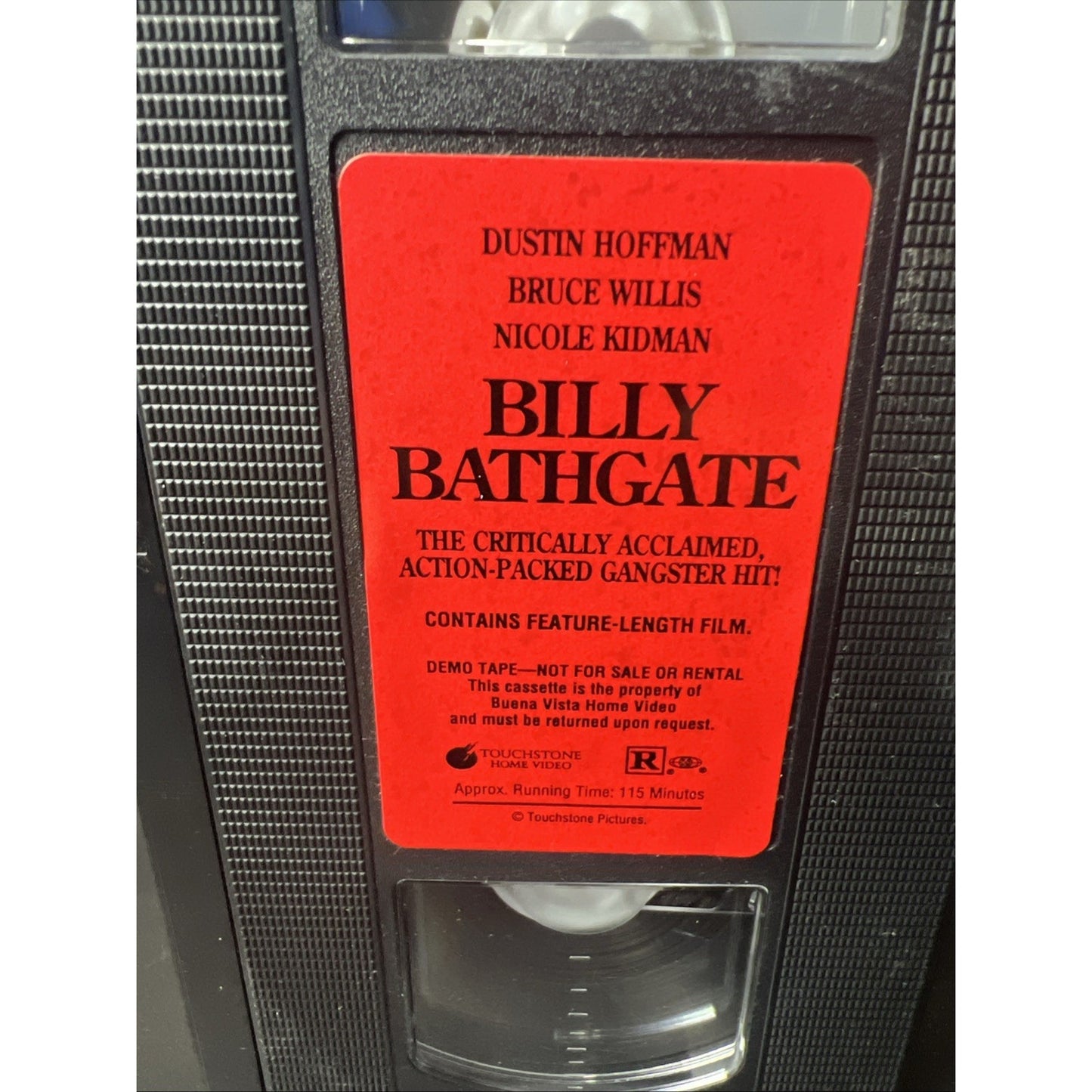 Vintage Cassette Tape Billy Bathgate VHS Full Length Screener Rare Bruce Willis
