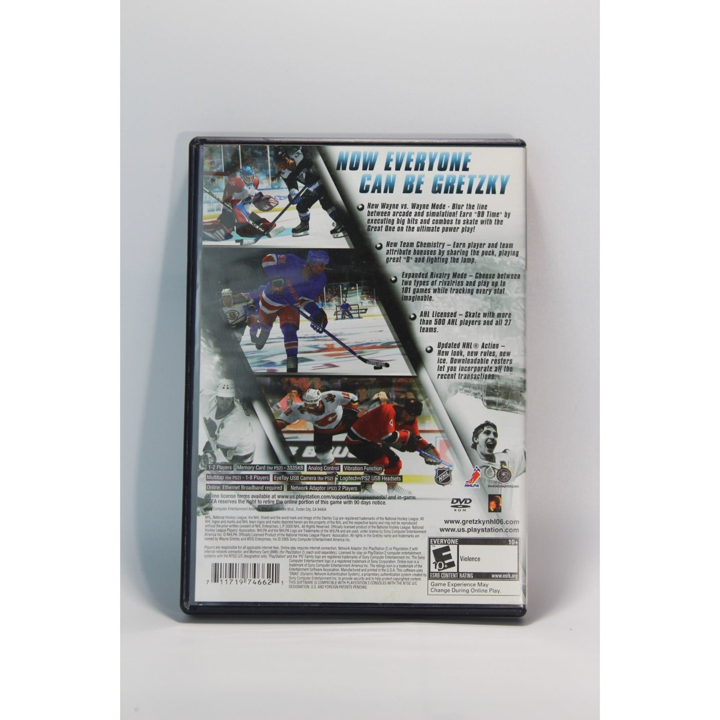 Gretzky NHL 06 PlayStation 2 PS2 Tested Video Game Used Hockey Sports Game