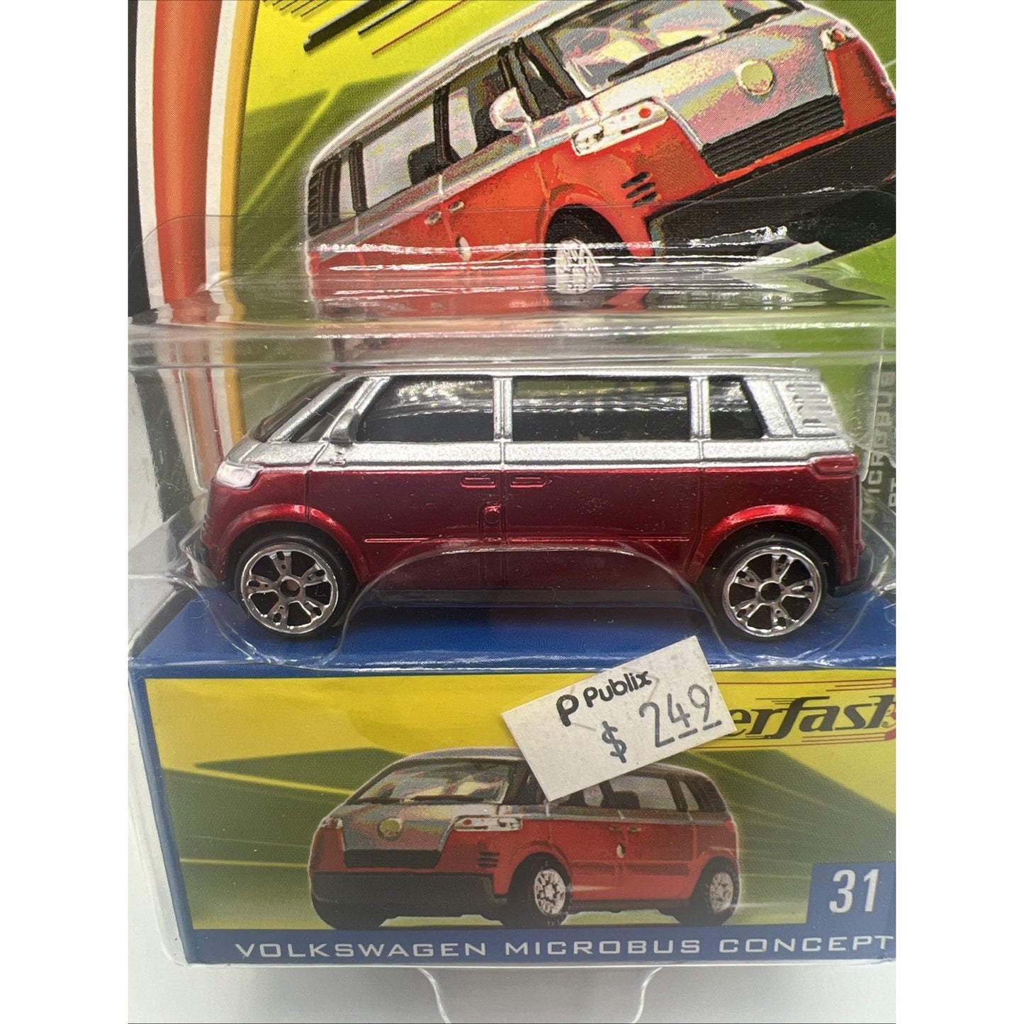 Matchbox 35th Anniversary Superfast #31 Volkswagen Micro Bus 1/64 Diecast Red