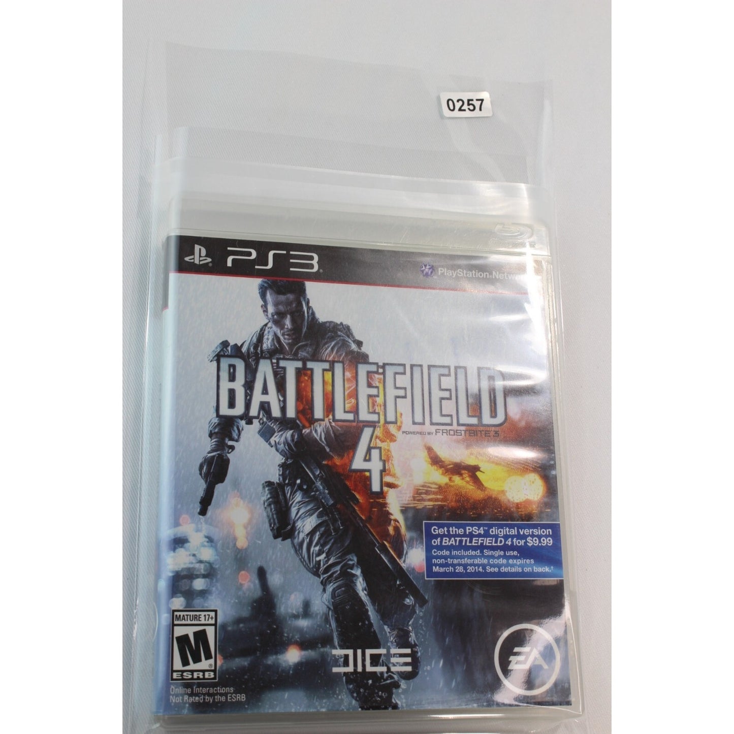 Battlefield 4 PlayStation 3 PS3 Tested Video Game Used Shooter Action Game