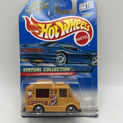 New Mattel Hot Wheels 1/64 Virtual Collection Ice Cream Truck Item 27110 144