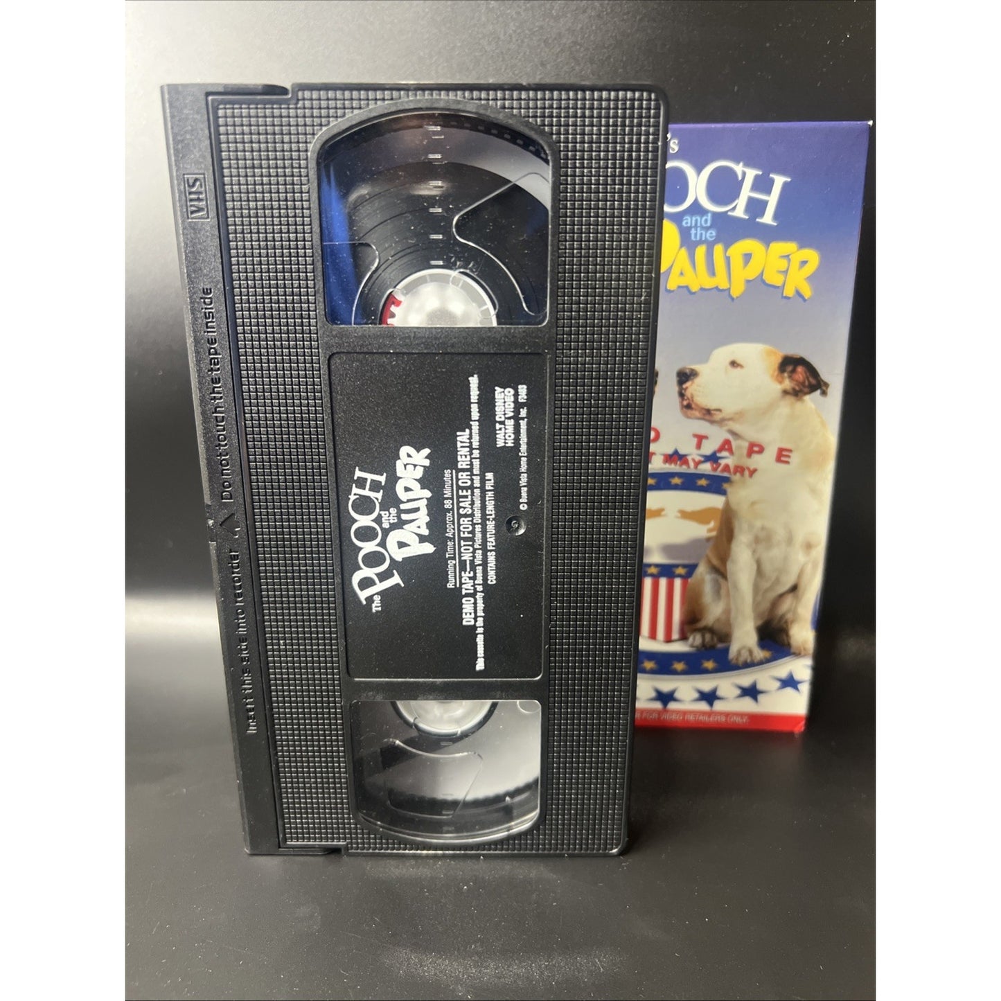 Rare DEMO TAPE Walt Disney's The Pooch and the Pauper VHS Full Length Screener