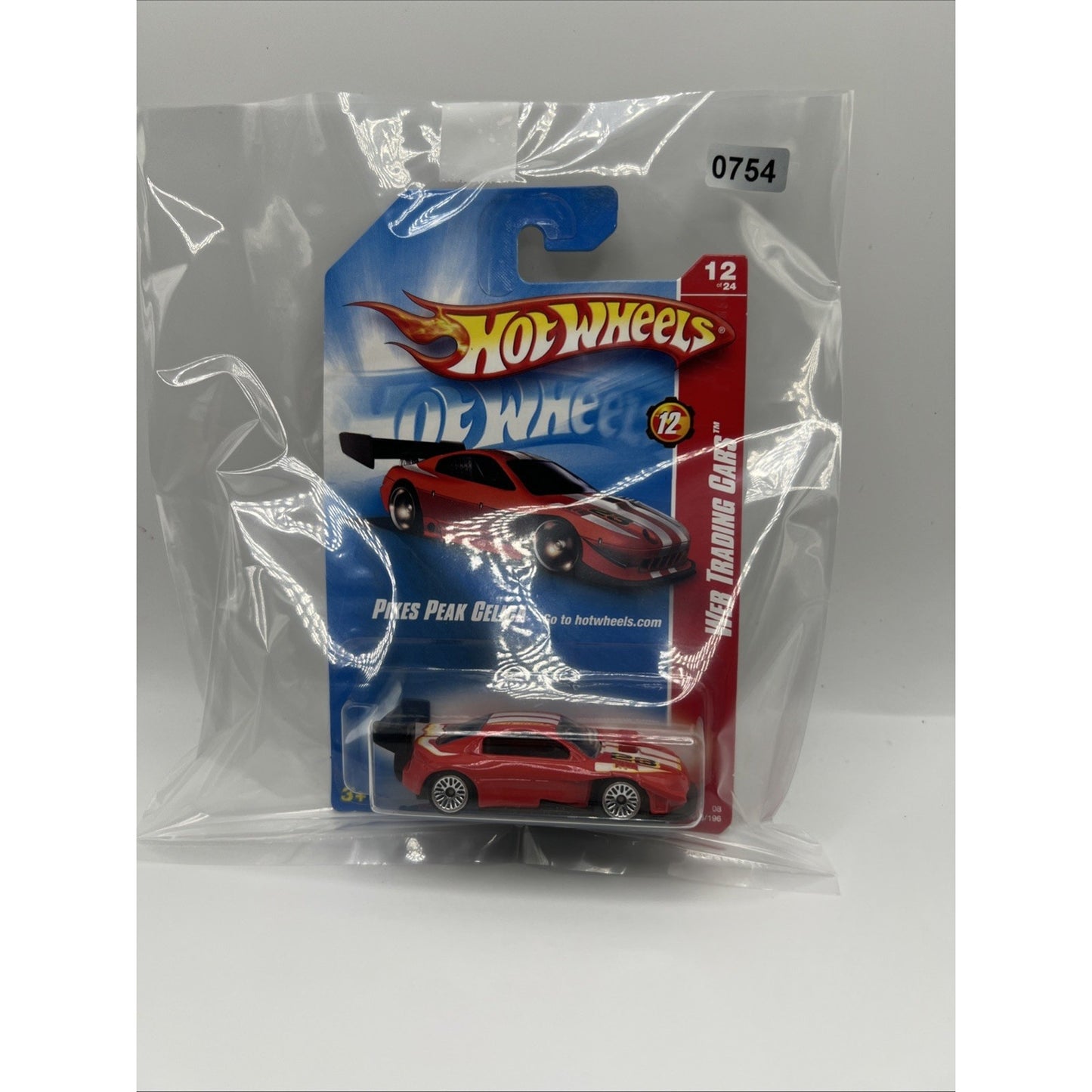 2008 Hot Wheels Pikes Peak Celica Toyota Web Trading Cards Die Cast Car Model