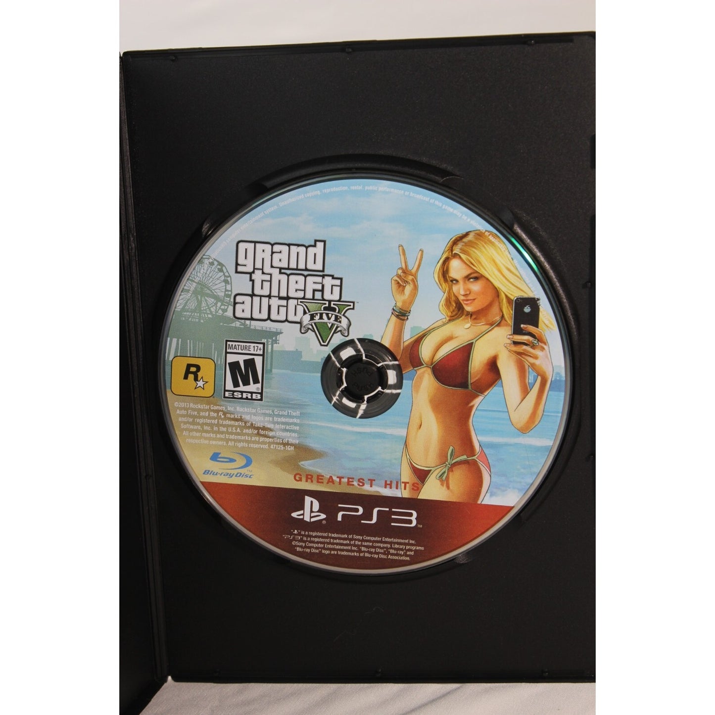 Grand Theft Auto V GTA 5 PlayStation 3 PS3 Tested Video Action Game Used