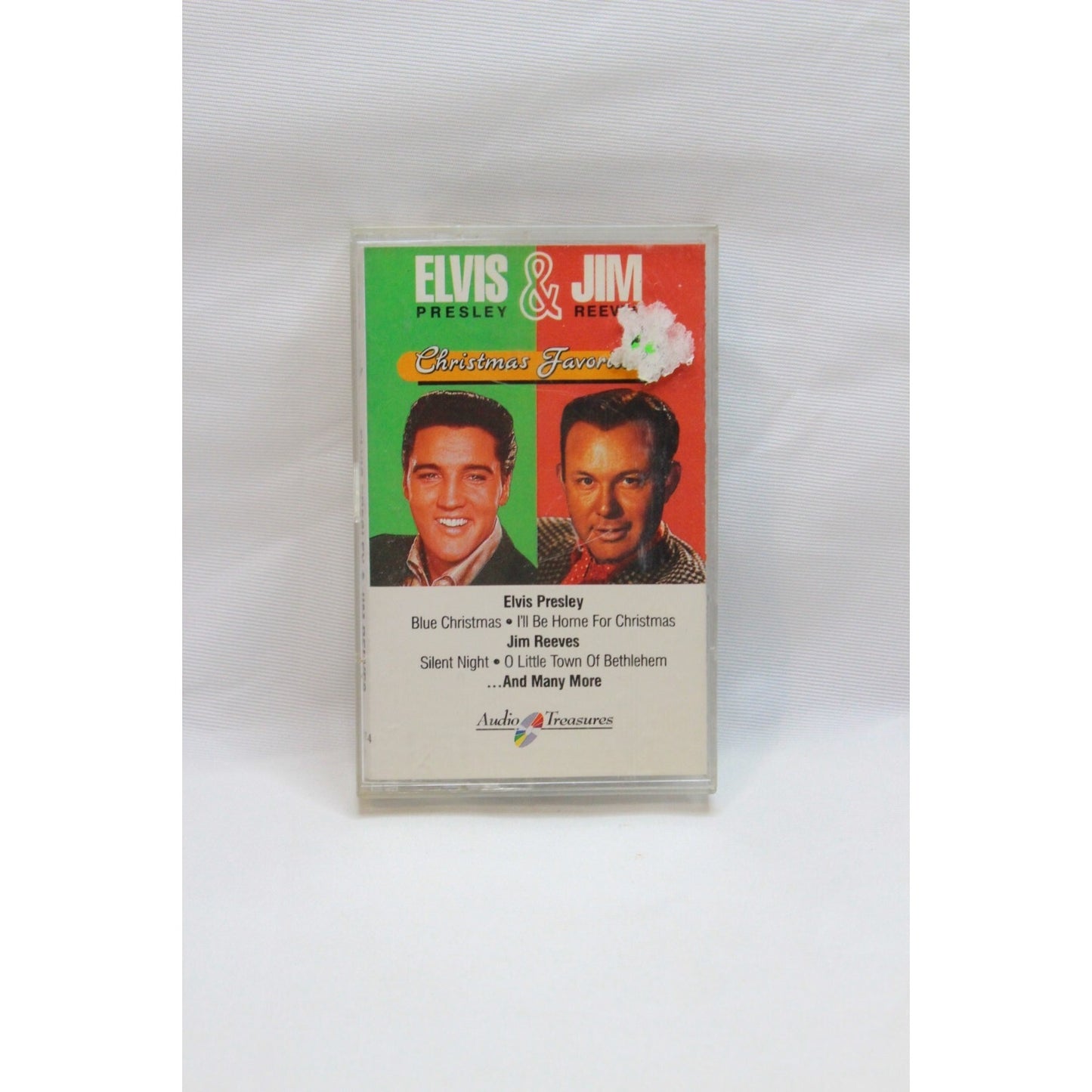 Elvis Presley & Jim Reeves Christmas Favorites Cassette Tape Tested Music Used