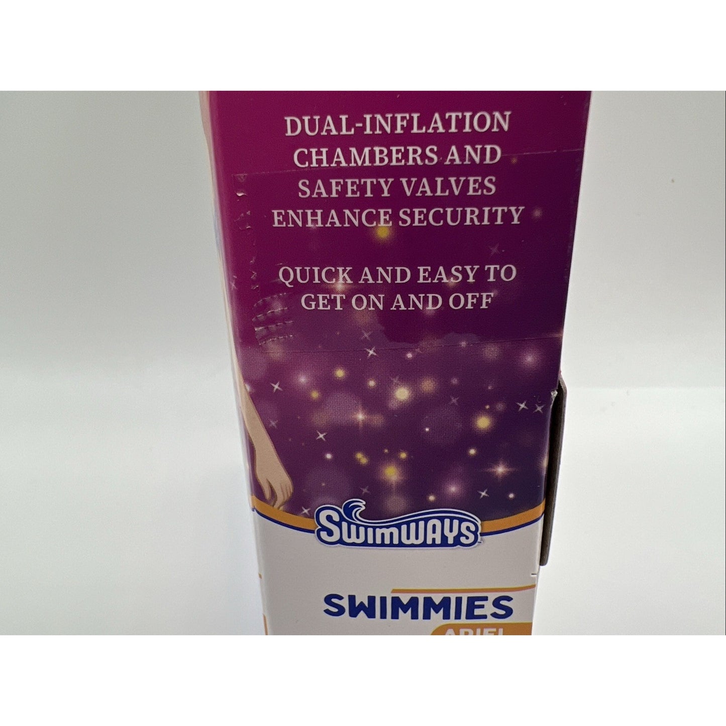 SwimWays Disney Princess Ariel Swimmies Arm Floaties for Kids 3-5 Pool Swim Help