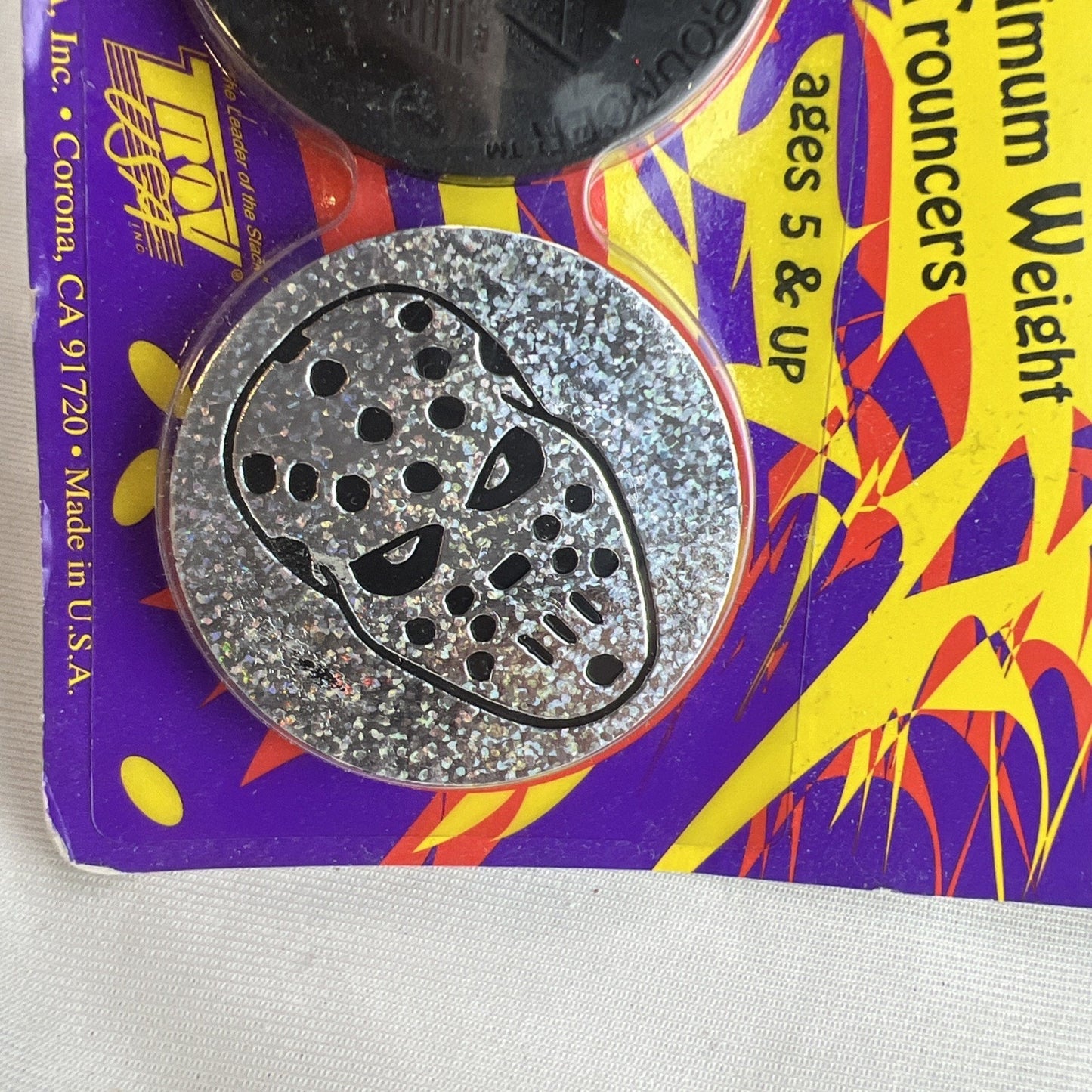 Trov Triple Thix Trouncers Pogs Vintage 1994 Game Jason Theme Halloween Scary