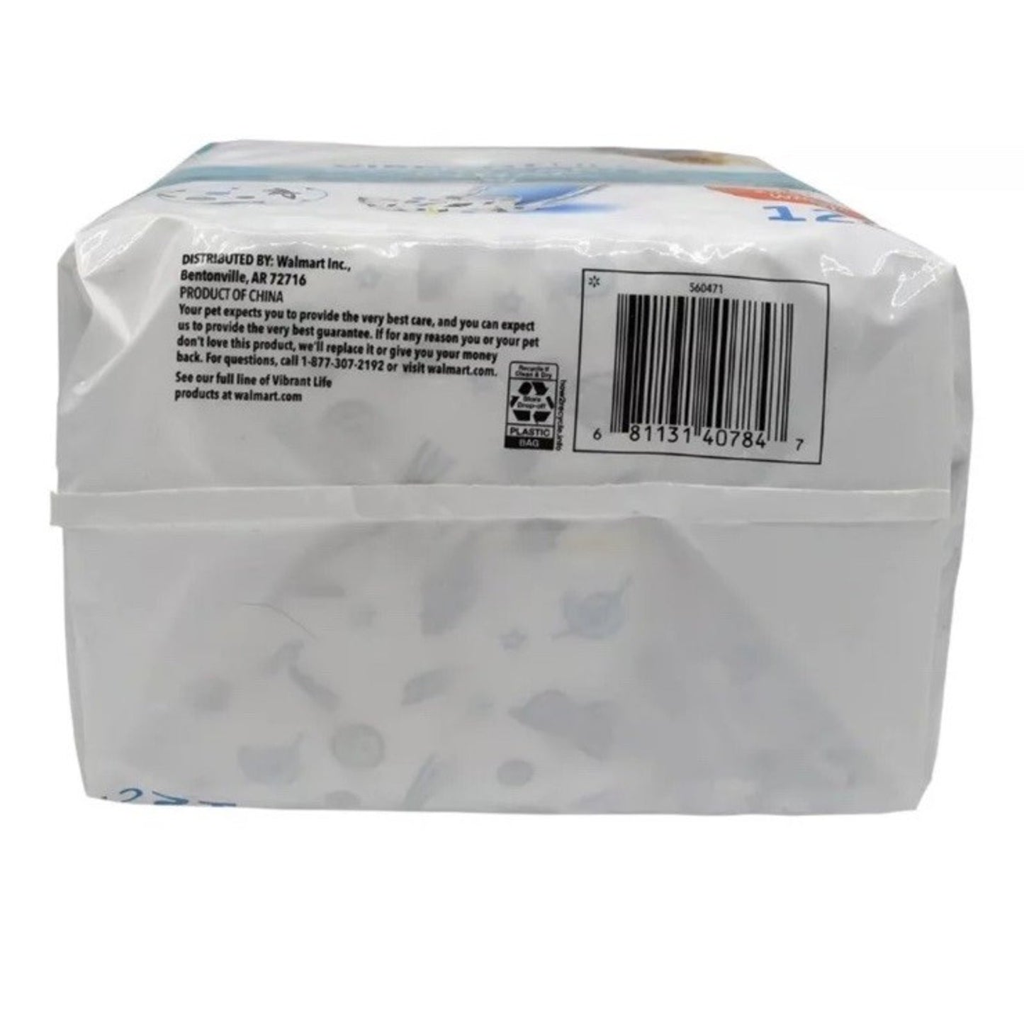 Dog Vibrant Life Disposable Male Wraps for Dogs Puppies Size Large Diapers