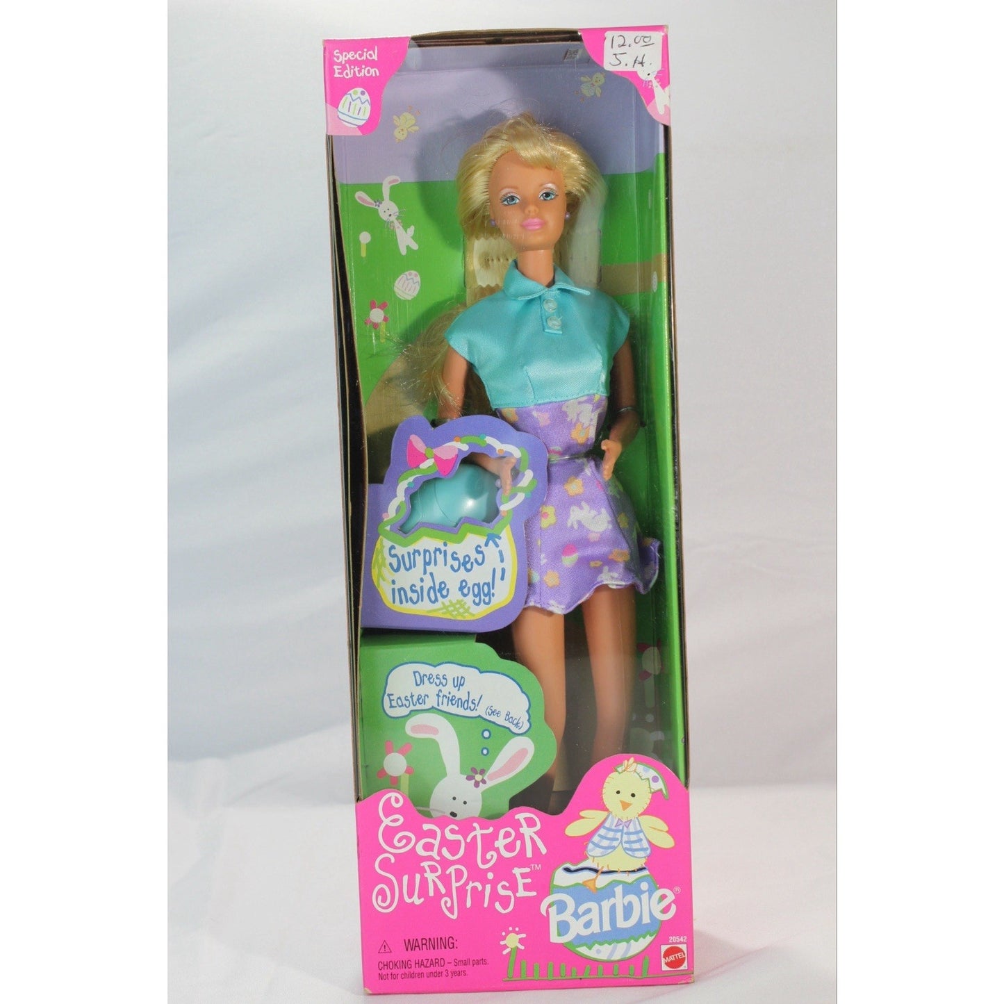 Mattel 1998 Easter Surprise Barbie Doll Special Edition 20542 New in Sealed Box