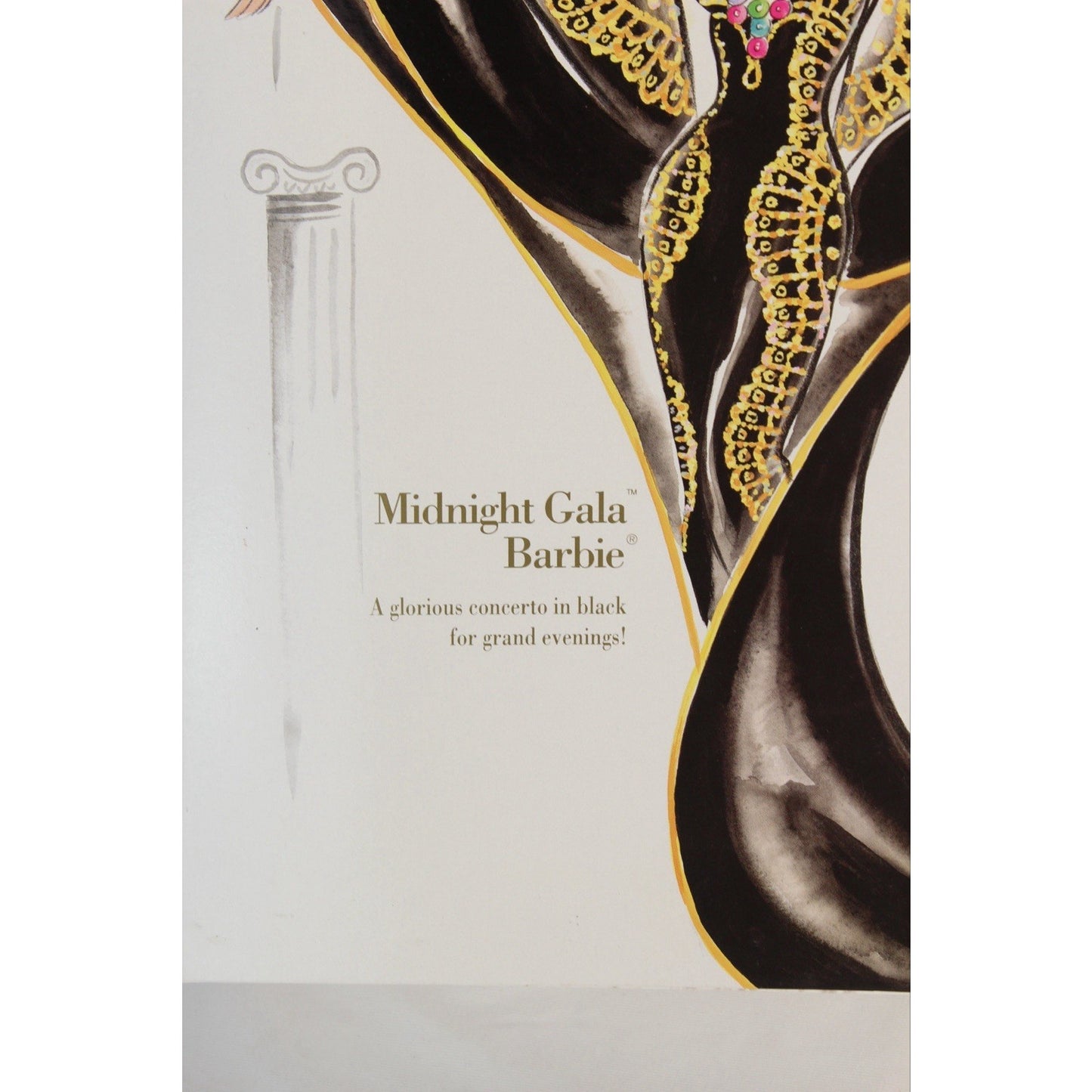 Midnight Gala Barbie 1995 Classique Collection Designer Series Mattel