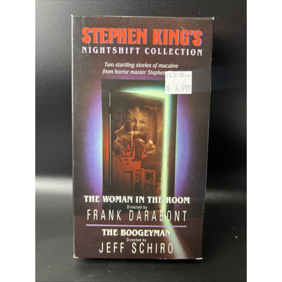 Stephen Kings Nightshift Collection The Woman in the Room The Boogeyman VHS