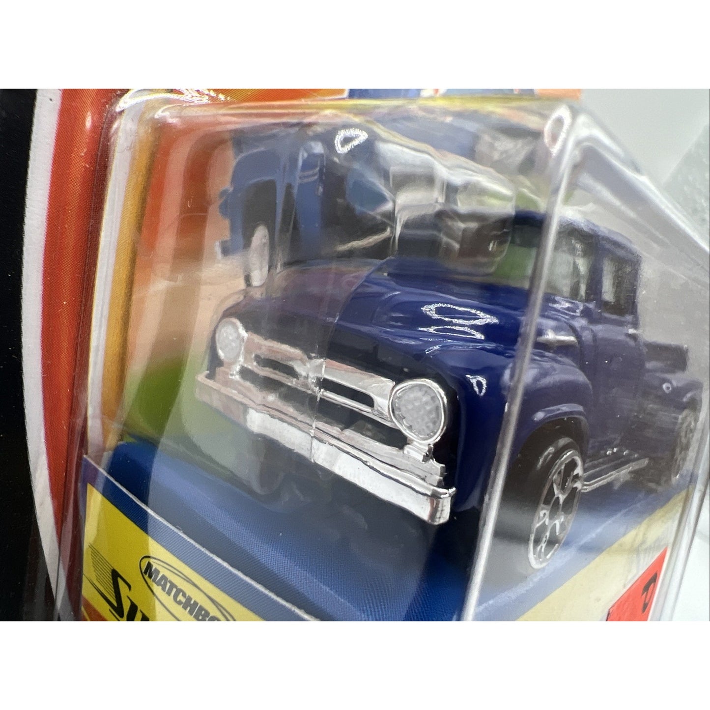 Matchbox 35th Superfast 1956 Ford F-100 2004 Mattel Blue Toy Truck #26