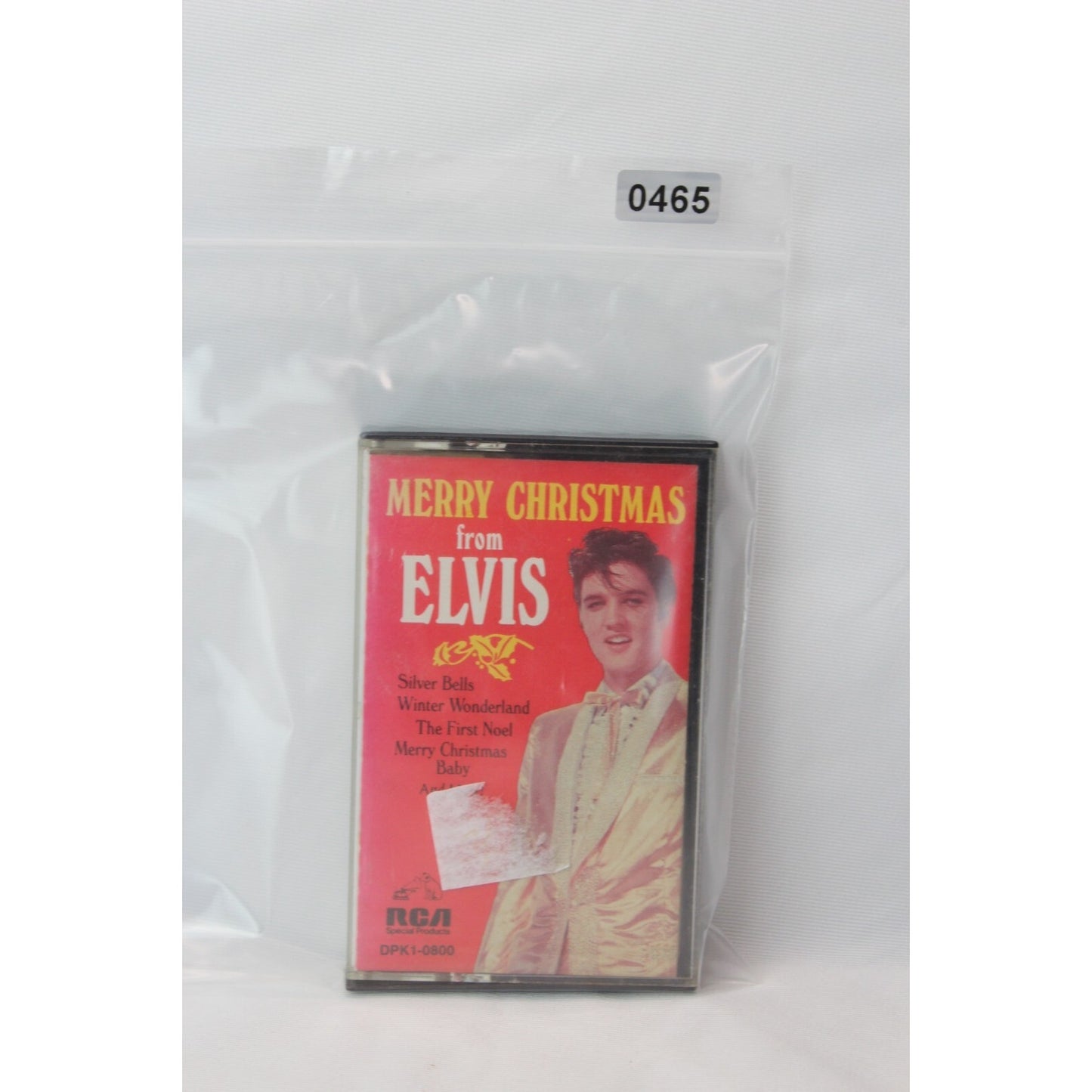 Merry Christmas From Elvis Presley Cassette Tape Tested Music Used