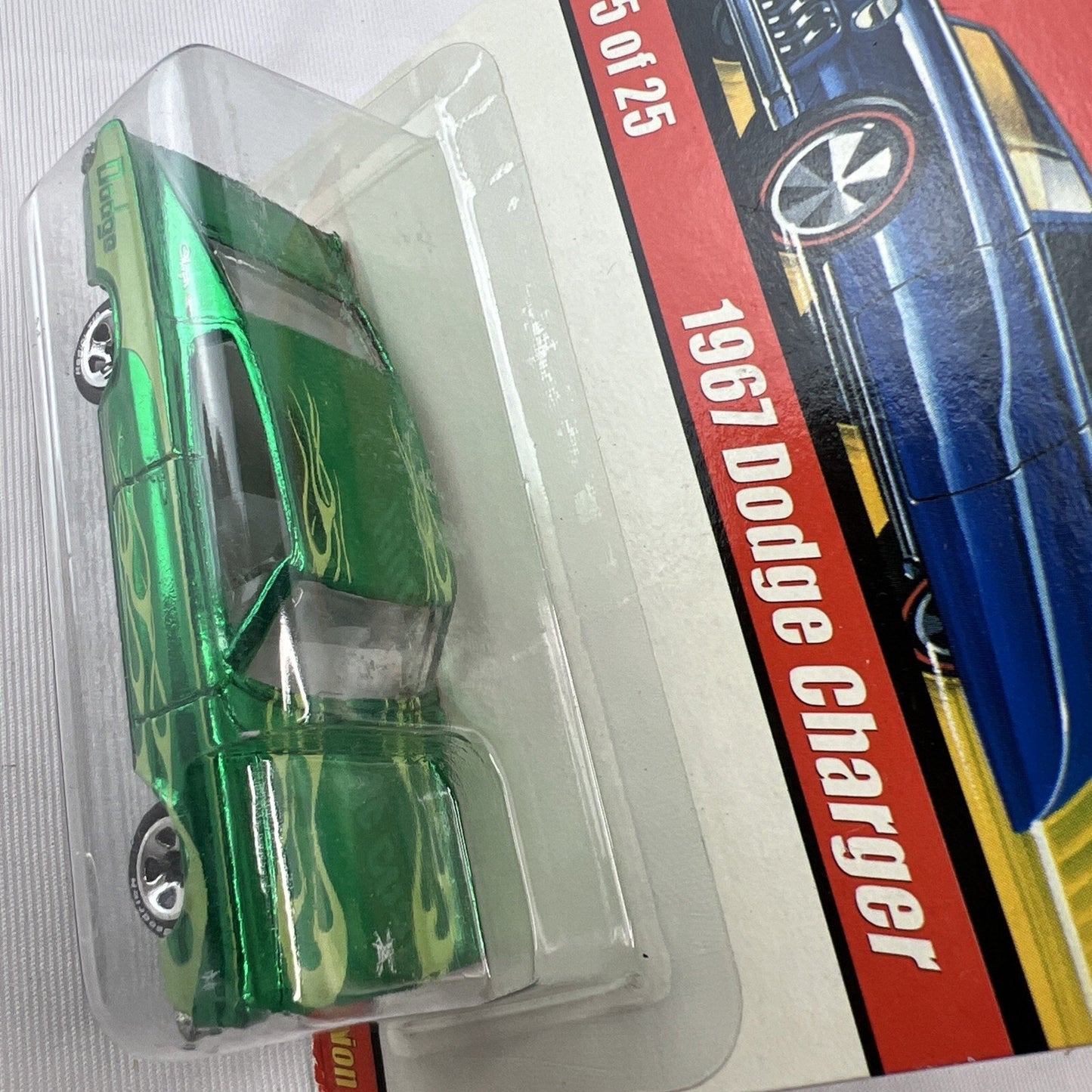 Hot Wheels 67 1967 Dodge Charger Car Classics Mopar Car #5 of 25 Series 1 Green