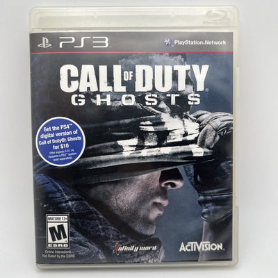 Call of Duty: Ghosts (Sony PlayStation 3 PS3, 2013) Used Video Game W/ Inserts