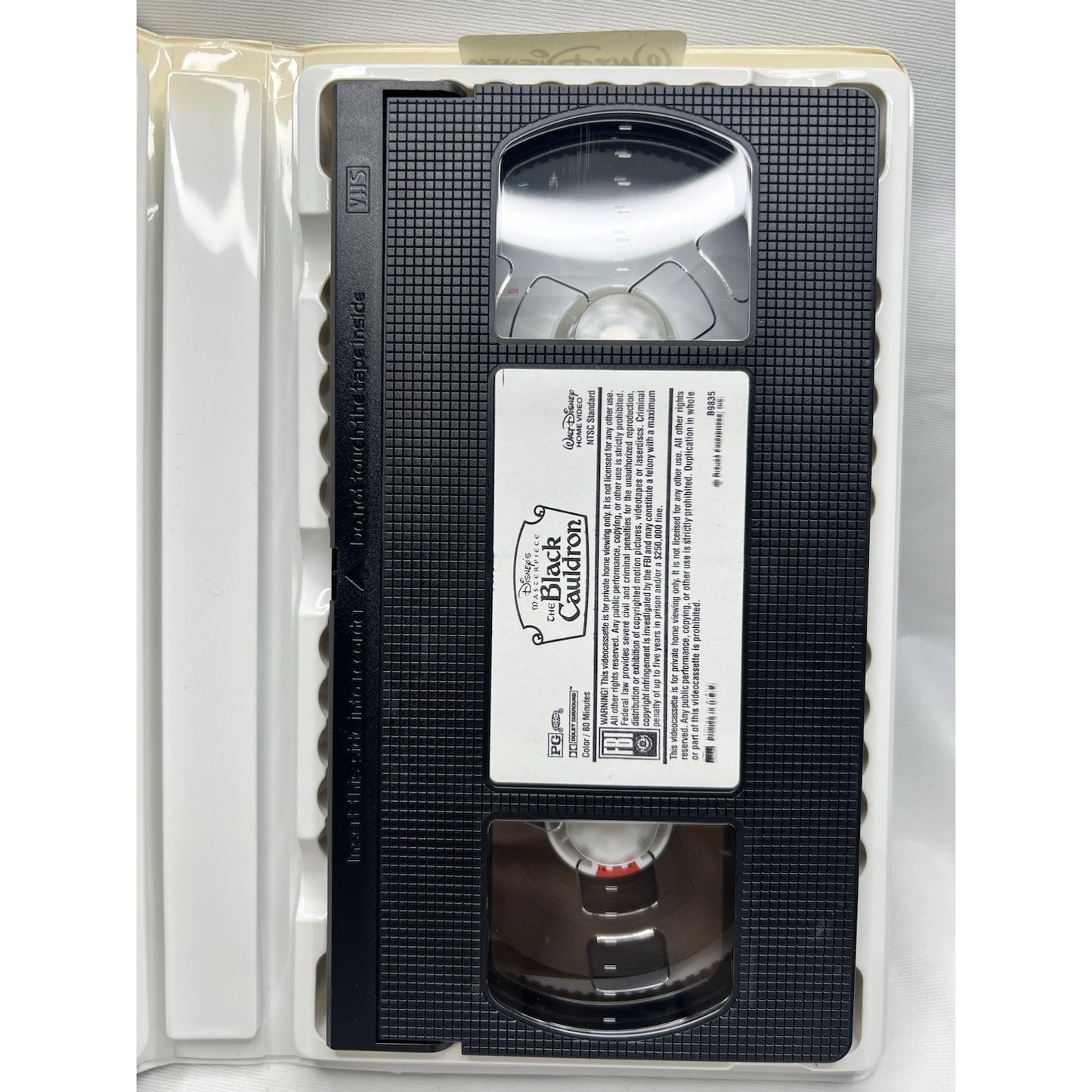 The Black Cauldron VHS, 1998, Disney Masterpiece Collection Used Tested Video