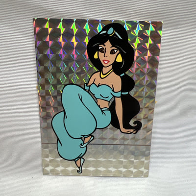 Disney Aladdin Jasmine Vending Machine Sticker Prism 1990's Vintage