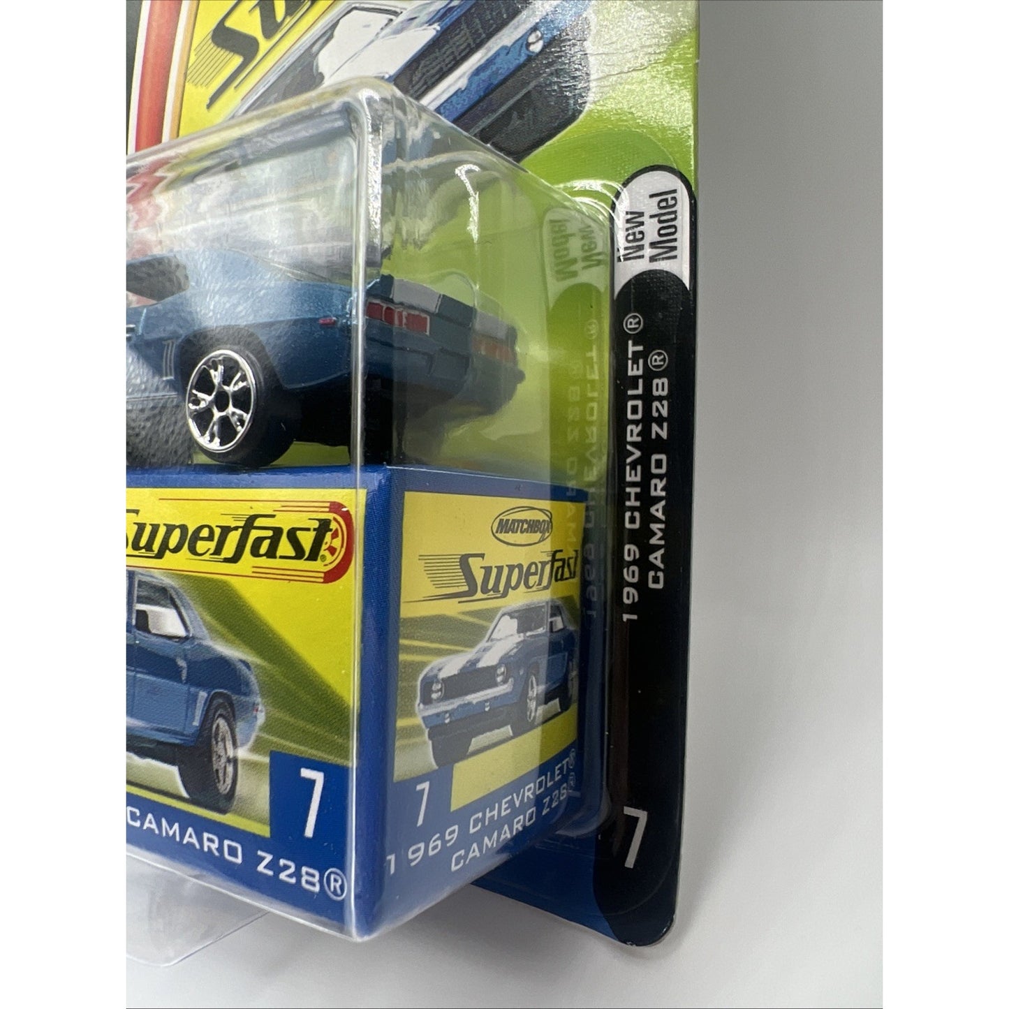 Matchbox SuperFast 1969 Camaro Z-28 Die-Cast Toy Car Super Fast Muscle Race Car