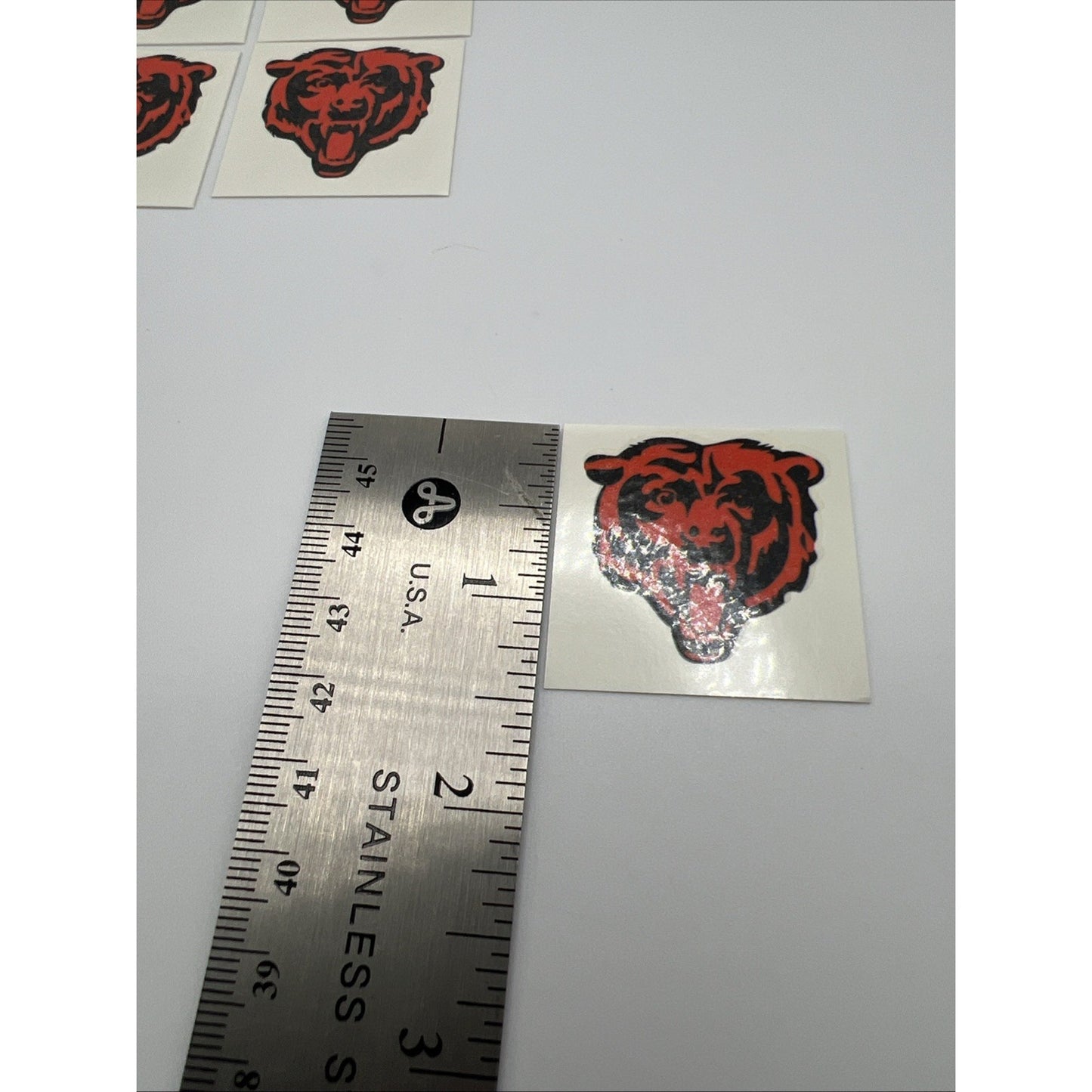 NFL Chicago Bears Temporary Tattoos Game Day Face And Body 10 Count Football
