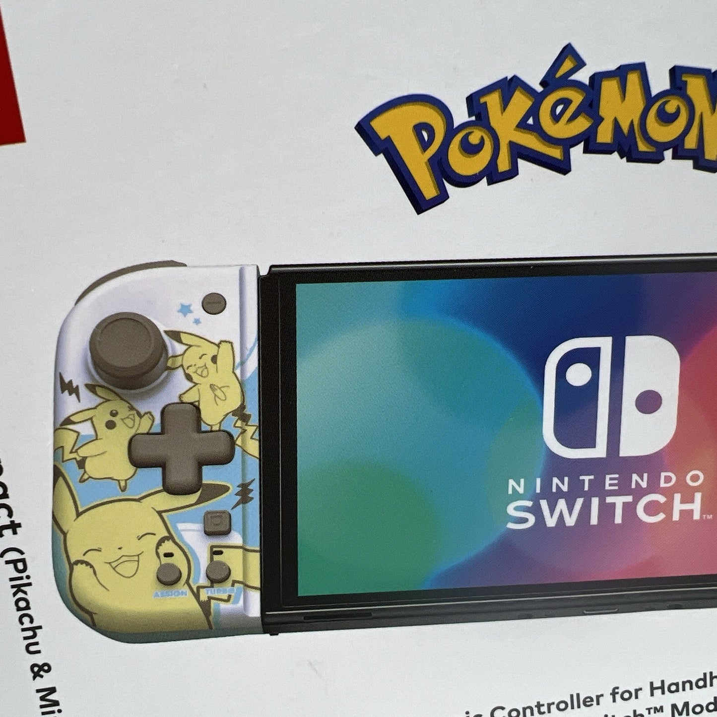 Hori Split Pad Compact Pokemon Pikachu & Mimikyu Nintendo Switch Brand New