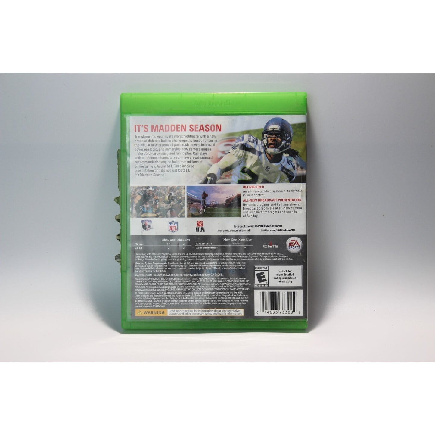 Madden NFL 15 Xbox One Tested Video Game Used Football Sports Game