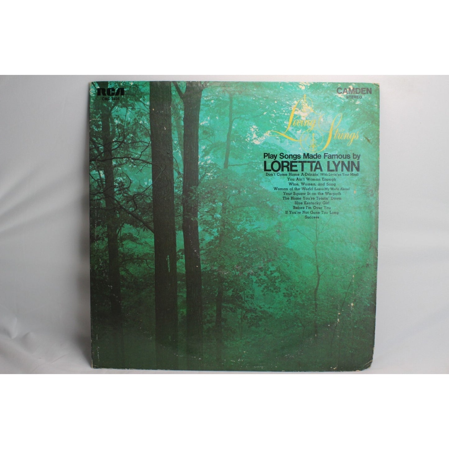 Living Strings Play Songs Made Famous By Loretta Lynn Vinyl Record Used