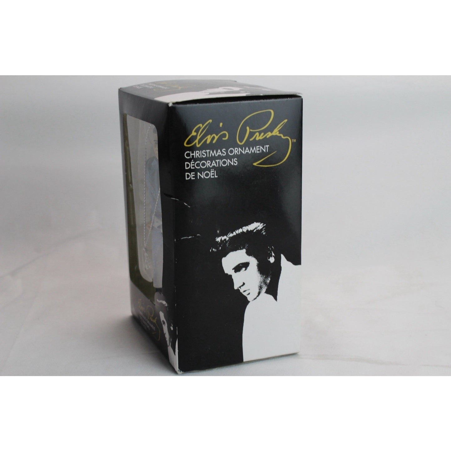 Elvis Presley Christmas Ornament Blue Suit with Microphone Kurts Adler New