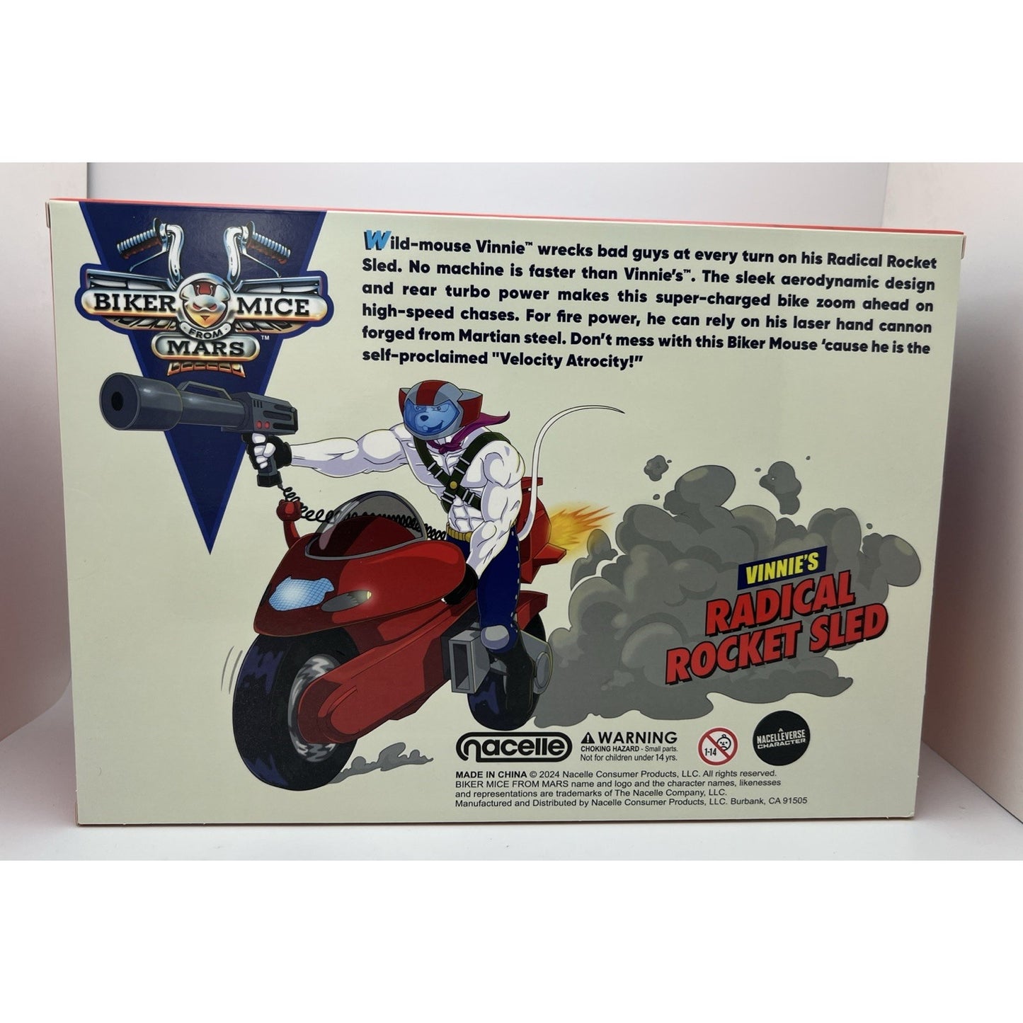 Biker Mice From Mars Vinnie's Radical Rocket Sled Rare In Stock New Sealed