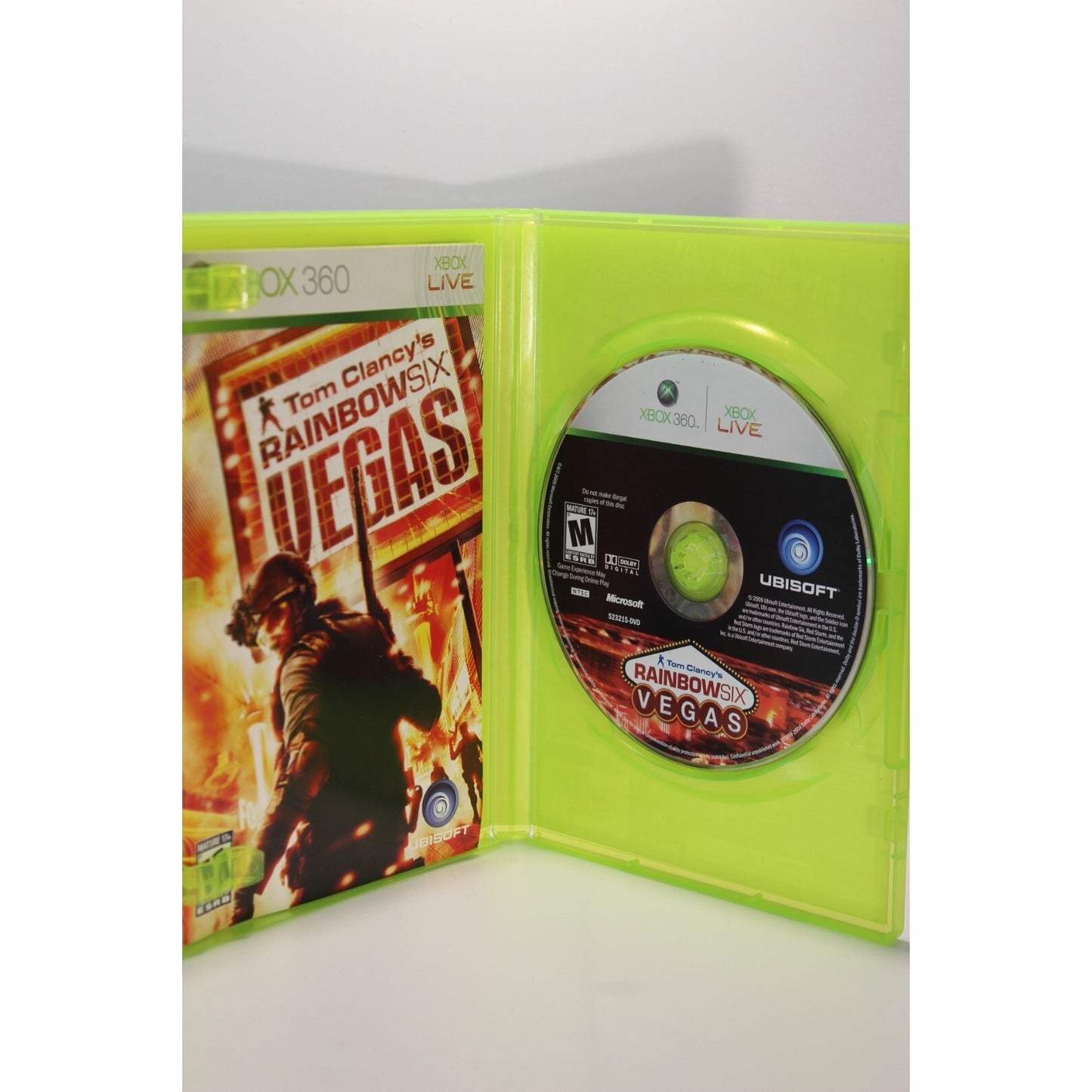 Tom Clancy's Rainbow Six Vegas Xbox 360 Tested Video Game Used Tactical Shooter