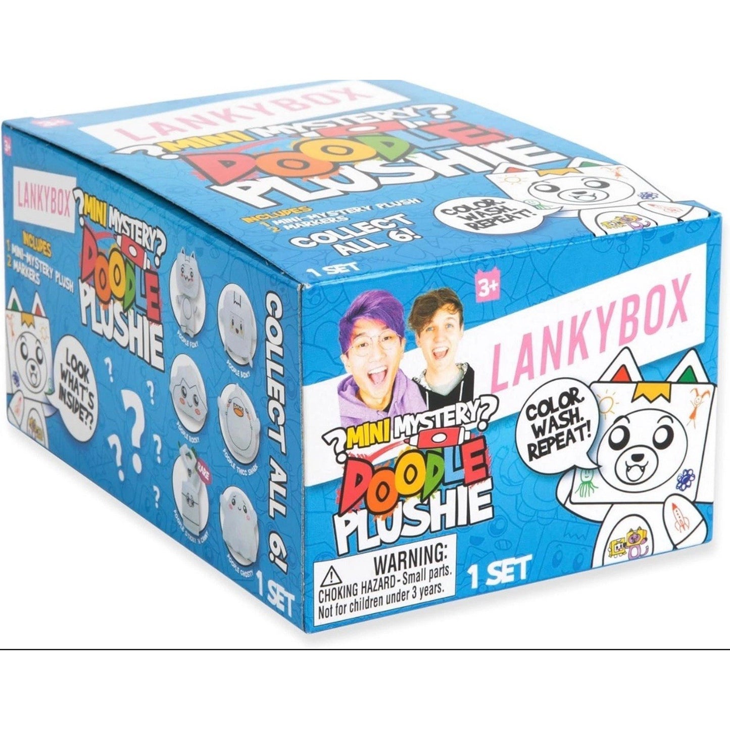 Sealed LankyBox Doodle Collection Mystery Plush Collectible New Blind Box Mini