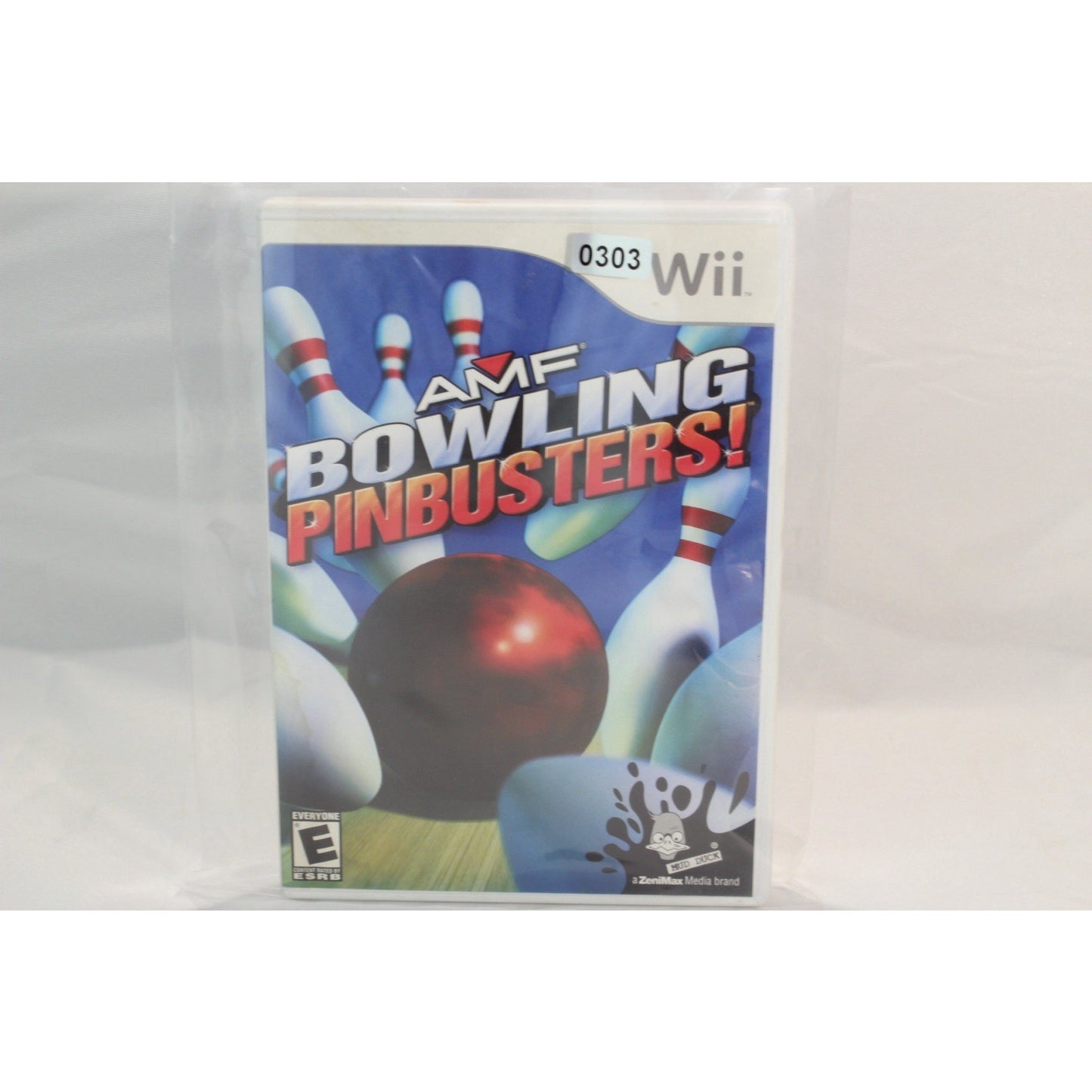 Wii AMF Bowling Pinbusters Bowl Video Game Used Tested