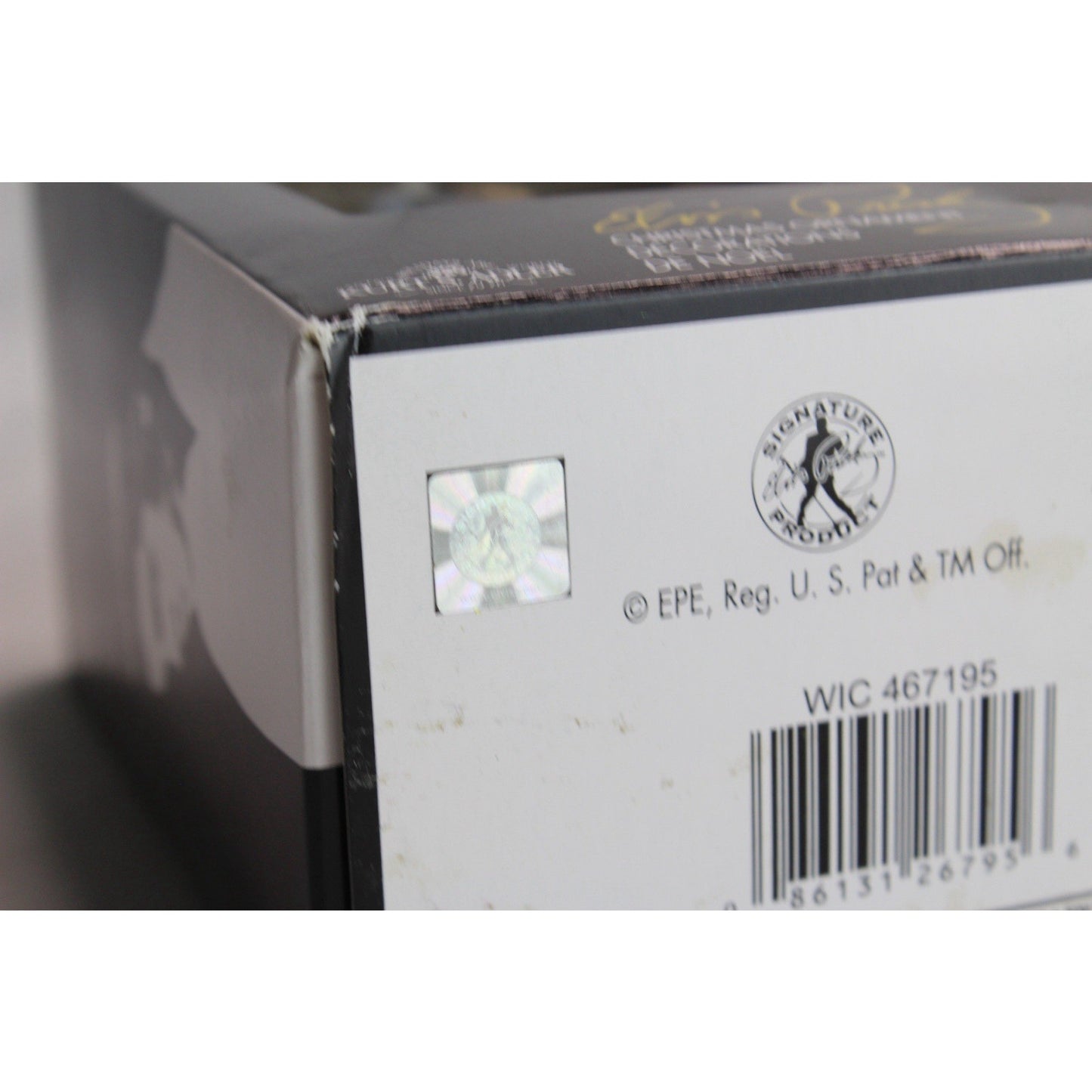 Elvis Presley Christmas Ornament Blue Suit with Microphone Kurts Adler New