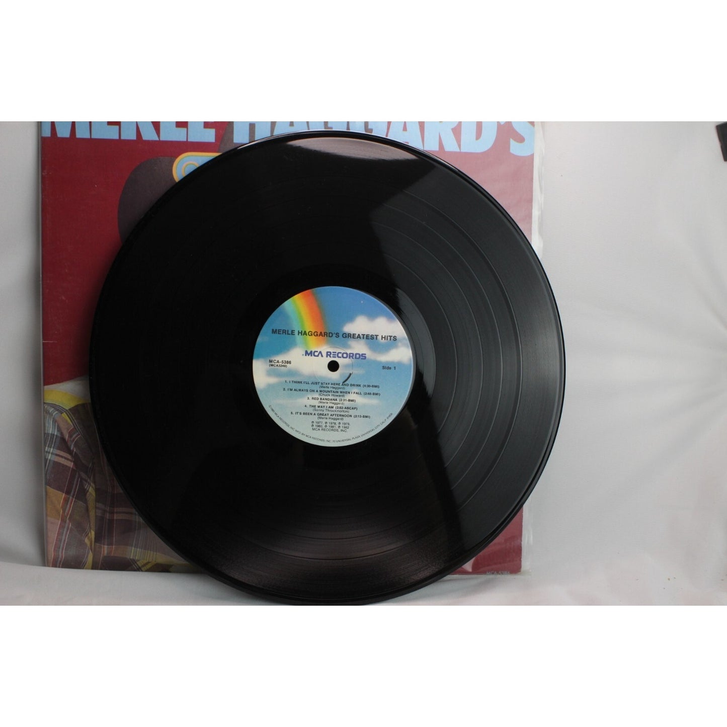 Merle Haggard Greatest Hits Vinyl Record Tested Classic Country Album Used