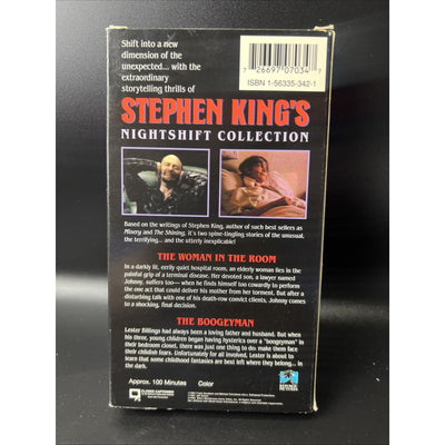 Stephen Kings Nightshift Collection The Woman in the Room The Boogeyman VHS