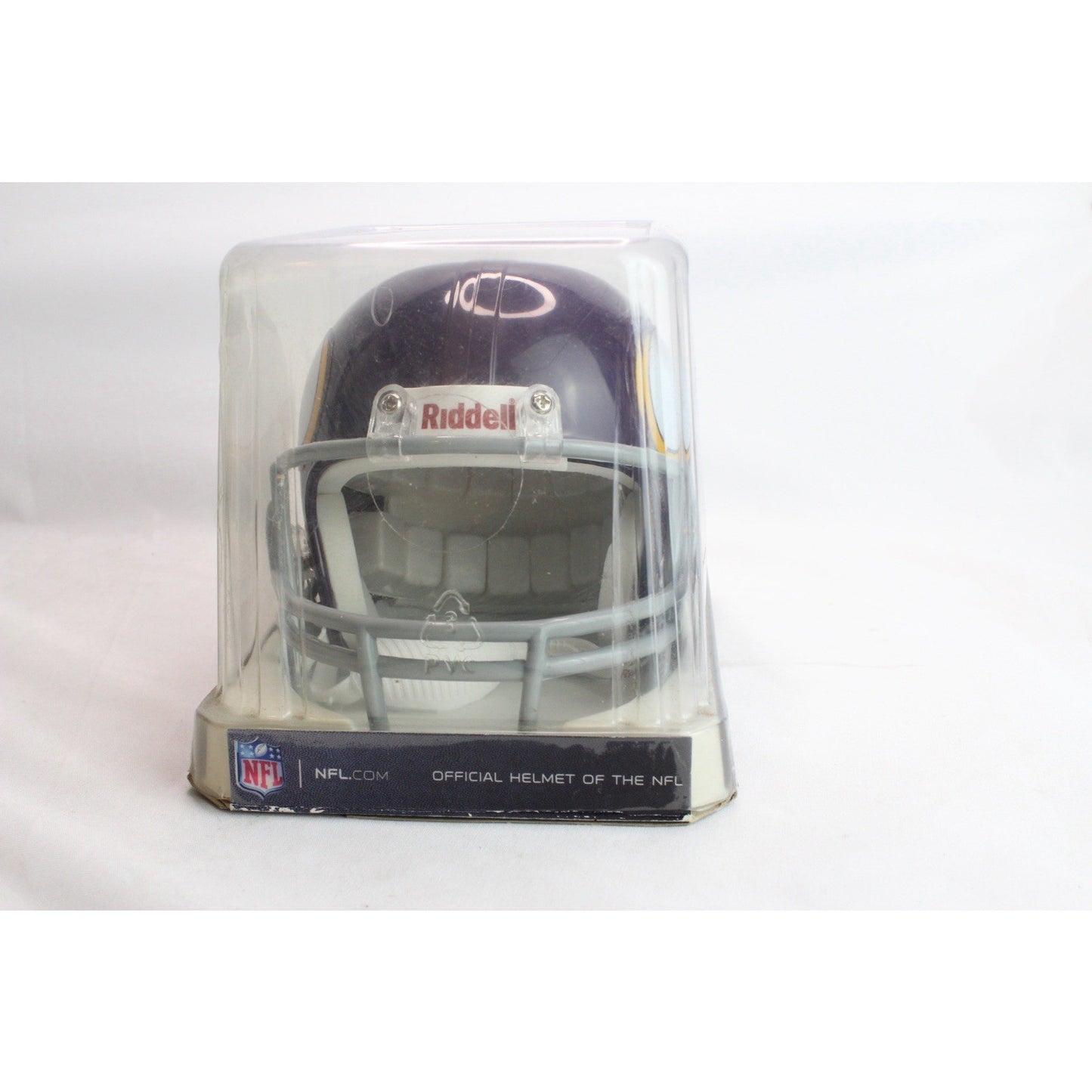 Minnesota Vikings NFL Riddell Mini Helmet Signed Autograph Randall McDonald #64
