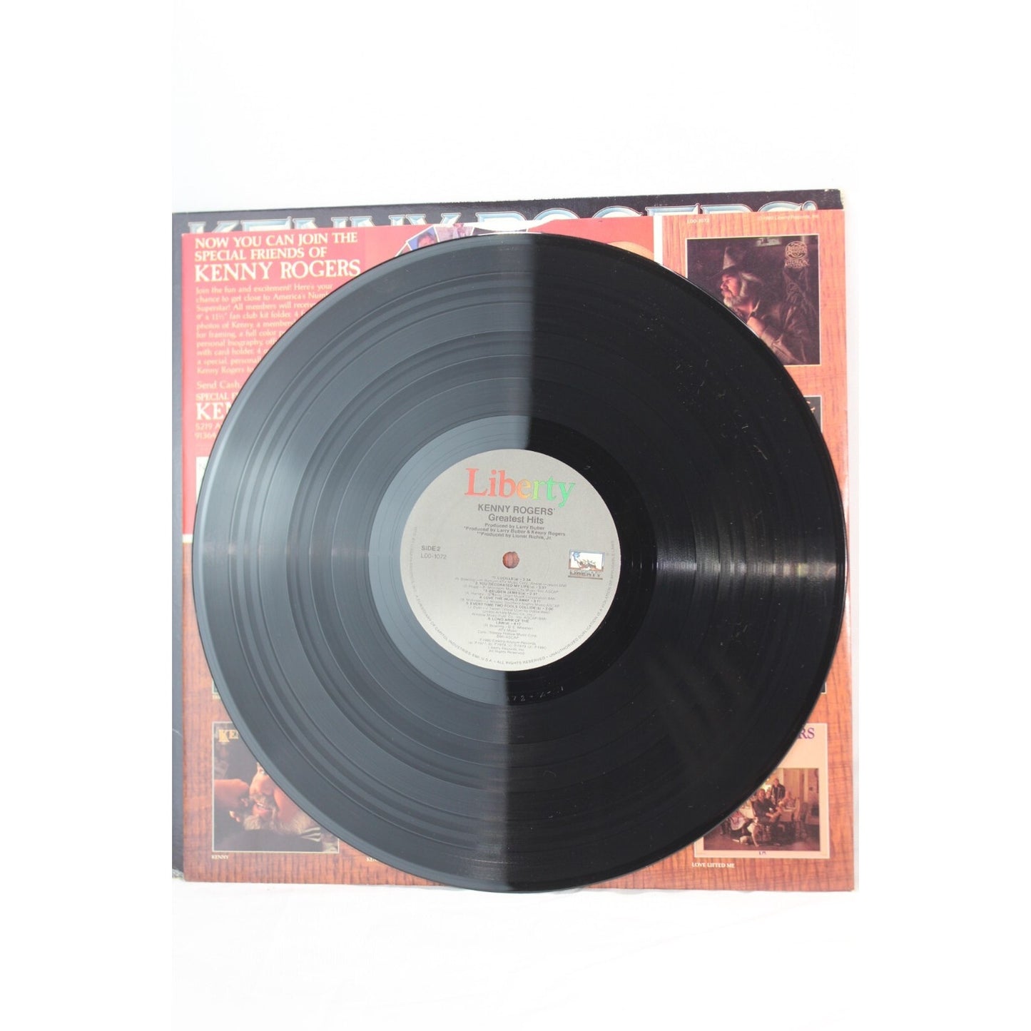 Kenny Rogers Greatest Hits Record Audio Tested Video Music Album Used