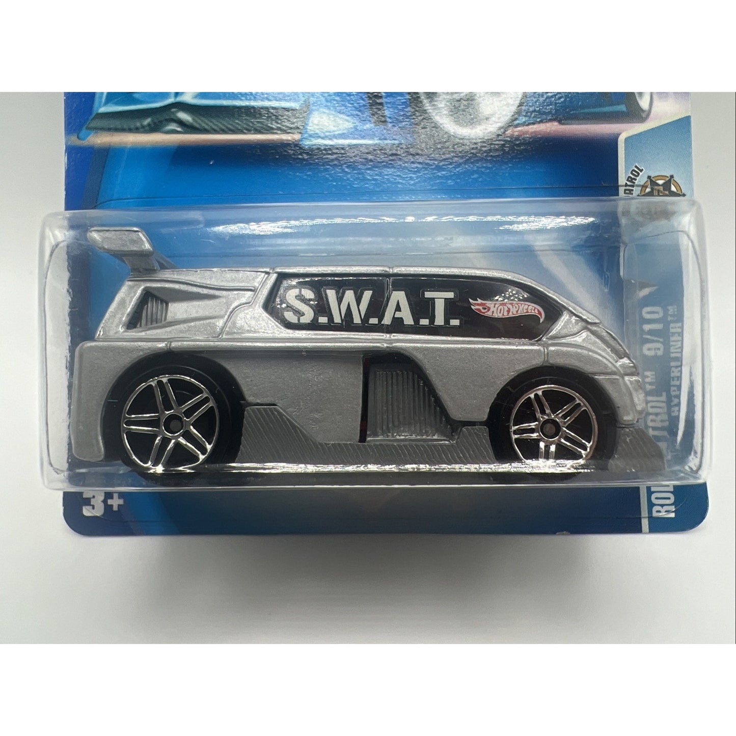 2003 Hot Wheels Swat Roll Patrol Squad Van Can Truck 9/10 Hyperliner 208 New