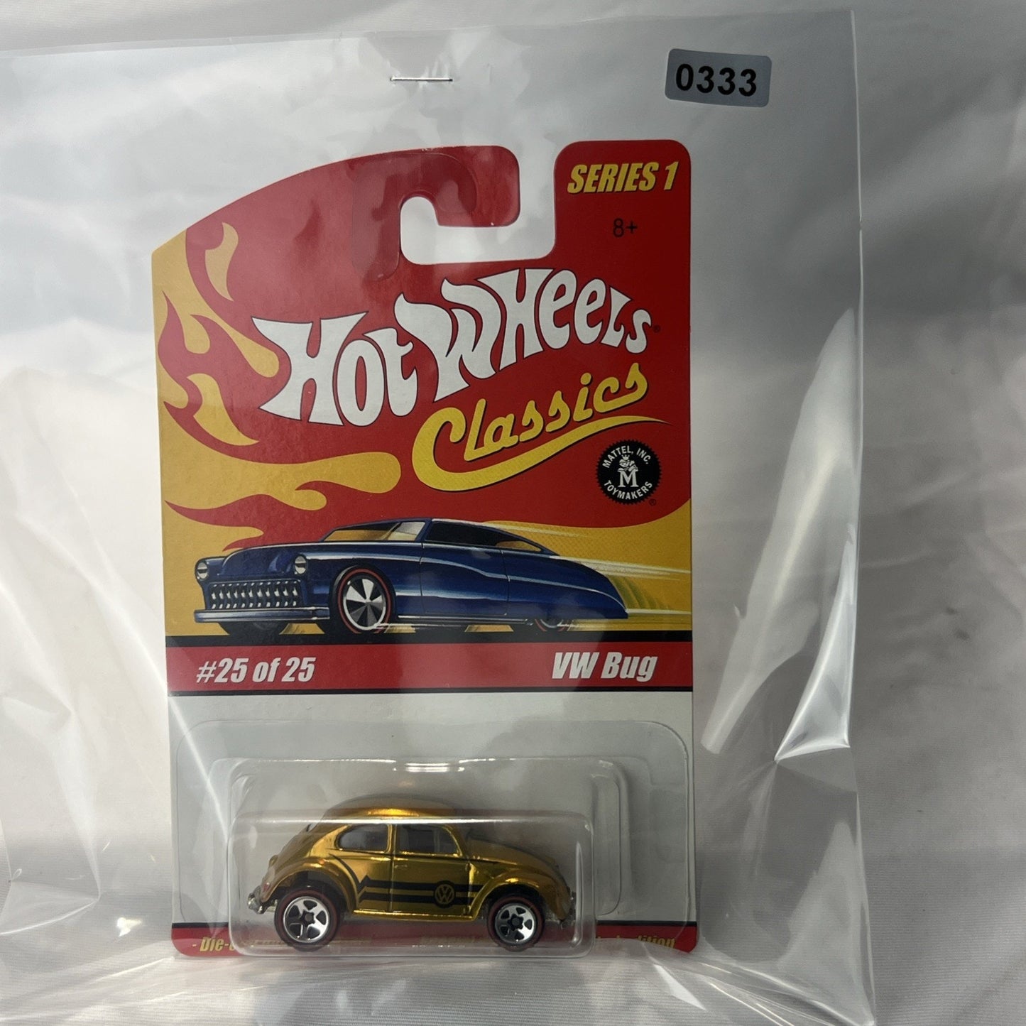 Hot Wheels Classics Series 1 Limited Edition Special VW BUG Gold #25/25