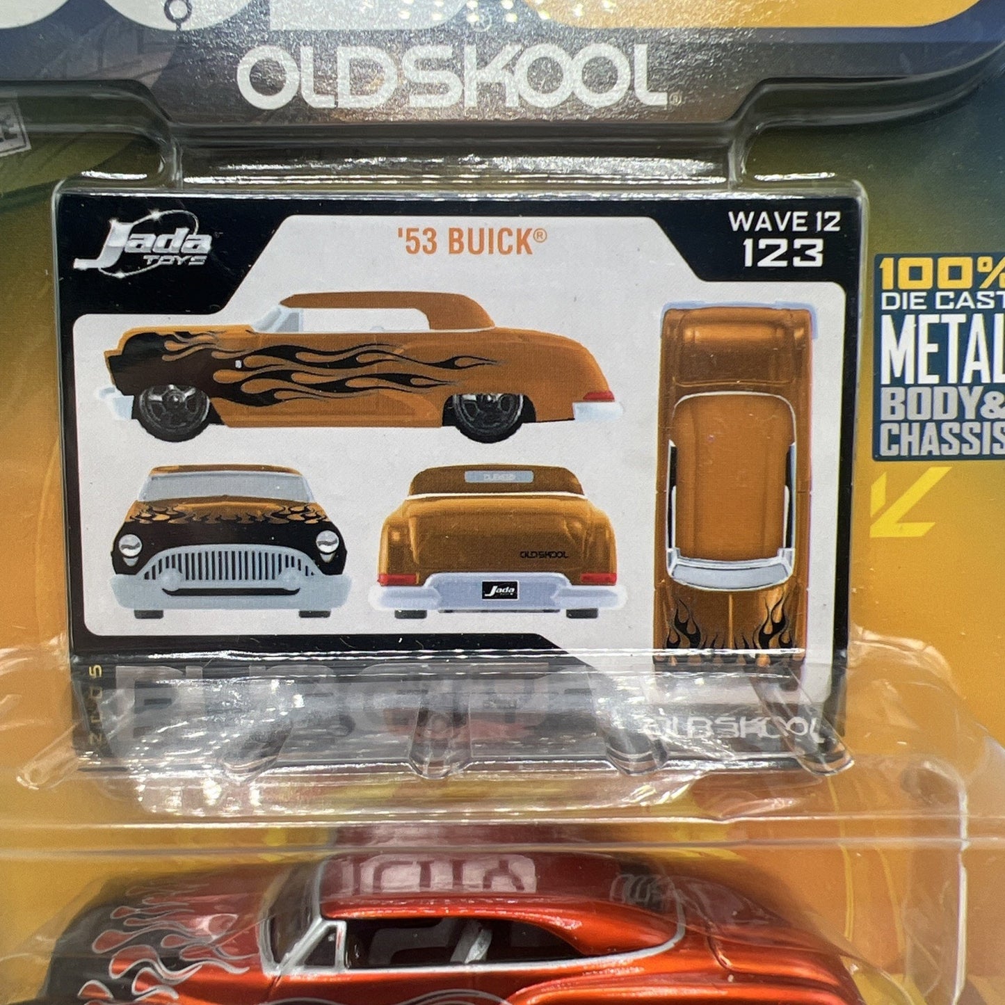 2005 Jada Toys Dub City Old Skool '53 Buick 1953 Hot Rod Die Cast Toy Car