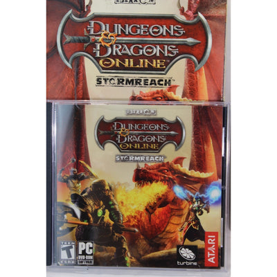 PC Dungeons and Dragons Online Stormreach Used Tested Video Game RPG MMO Fantasy