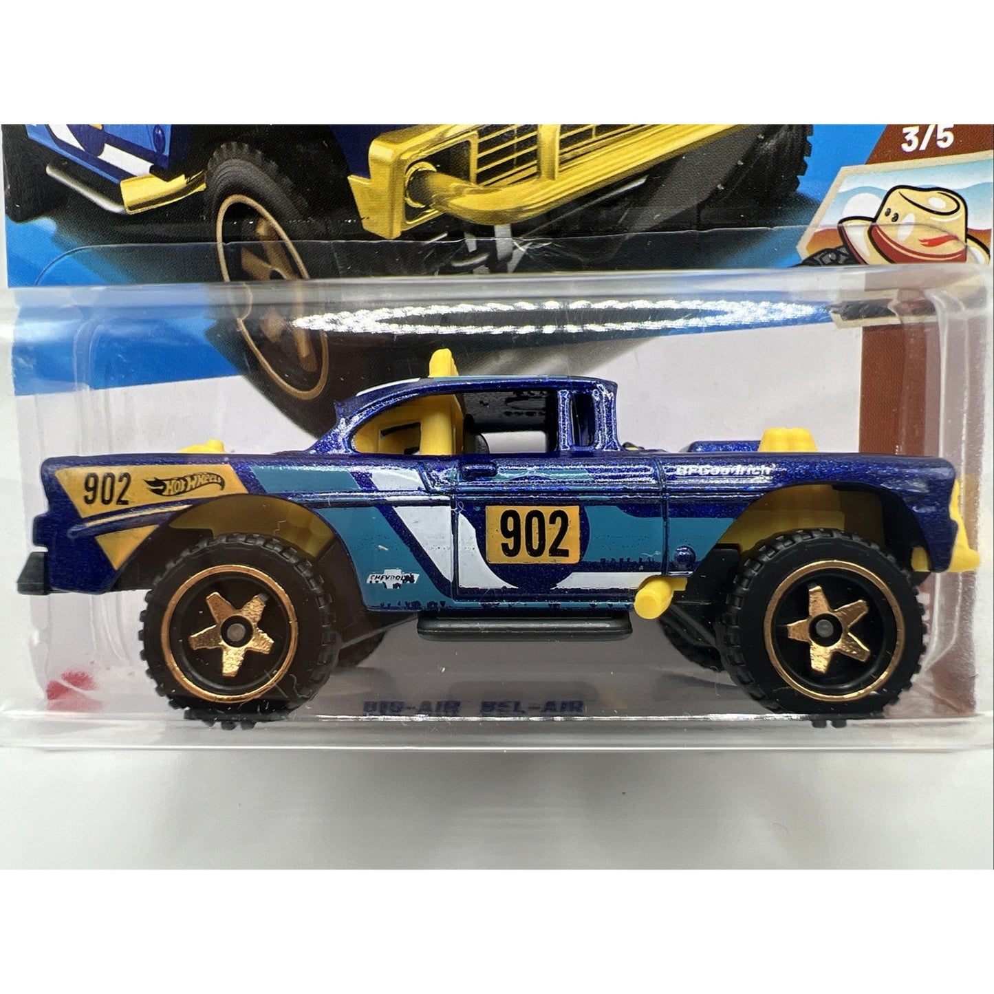 Hot Wheels 2025 Case M Big-Air Bel-Air Safari Mode Blue Off Road Truck