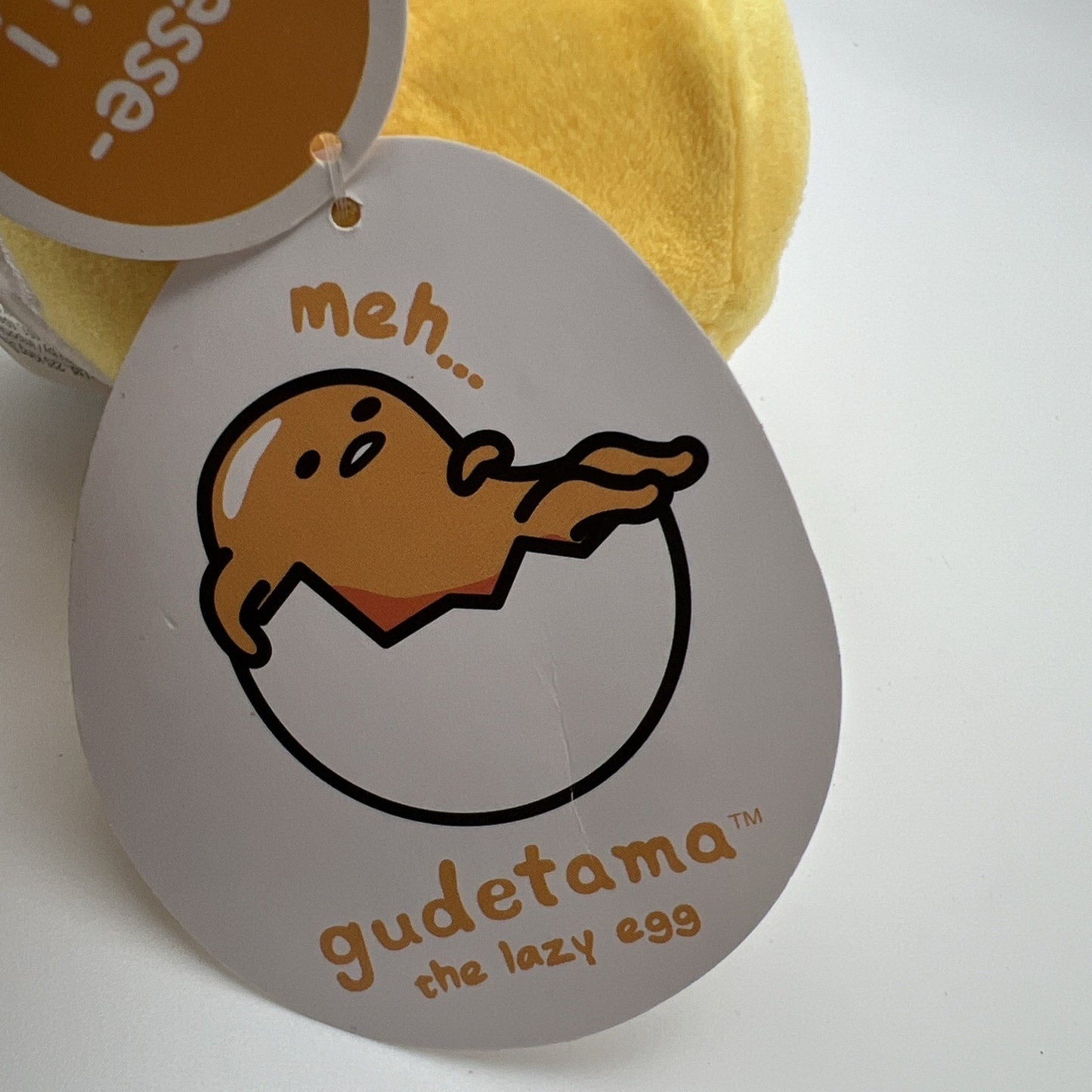 Gudetama The Lazy Egg Double AA Egg Plush 3.5 Inch Rare Collectible New Soft Toy