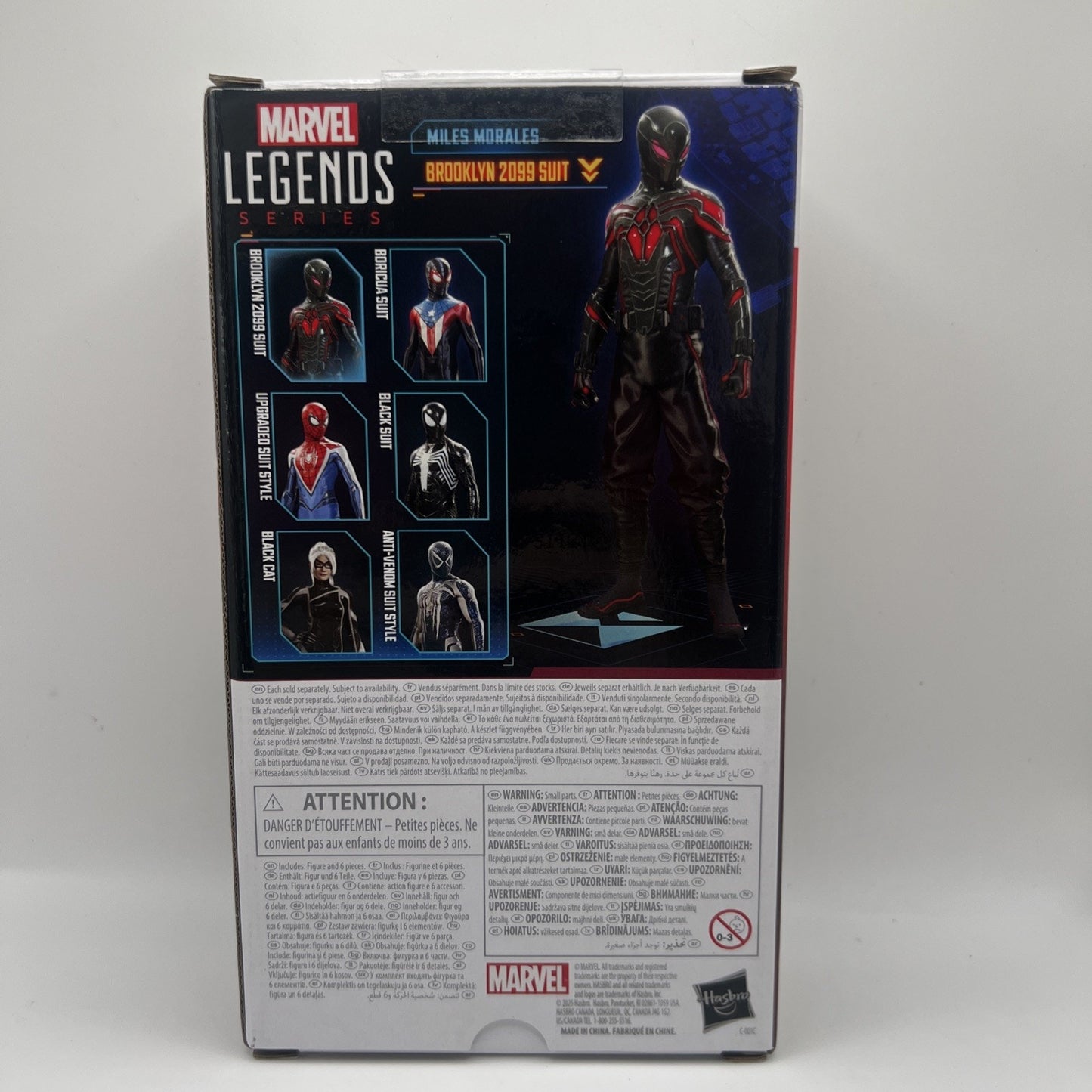 Marvel Legends SpiderMan 2 Gamerverse Miles Morales Brooklyn 2099 Action Figure