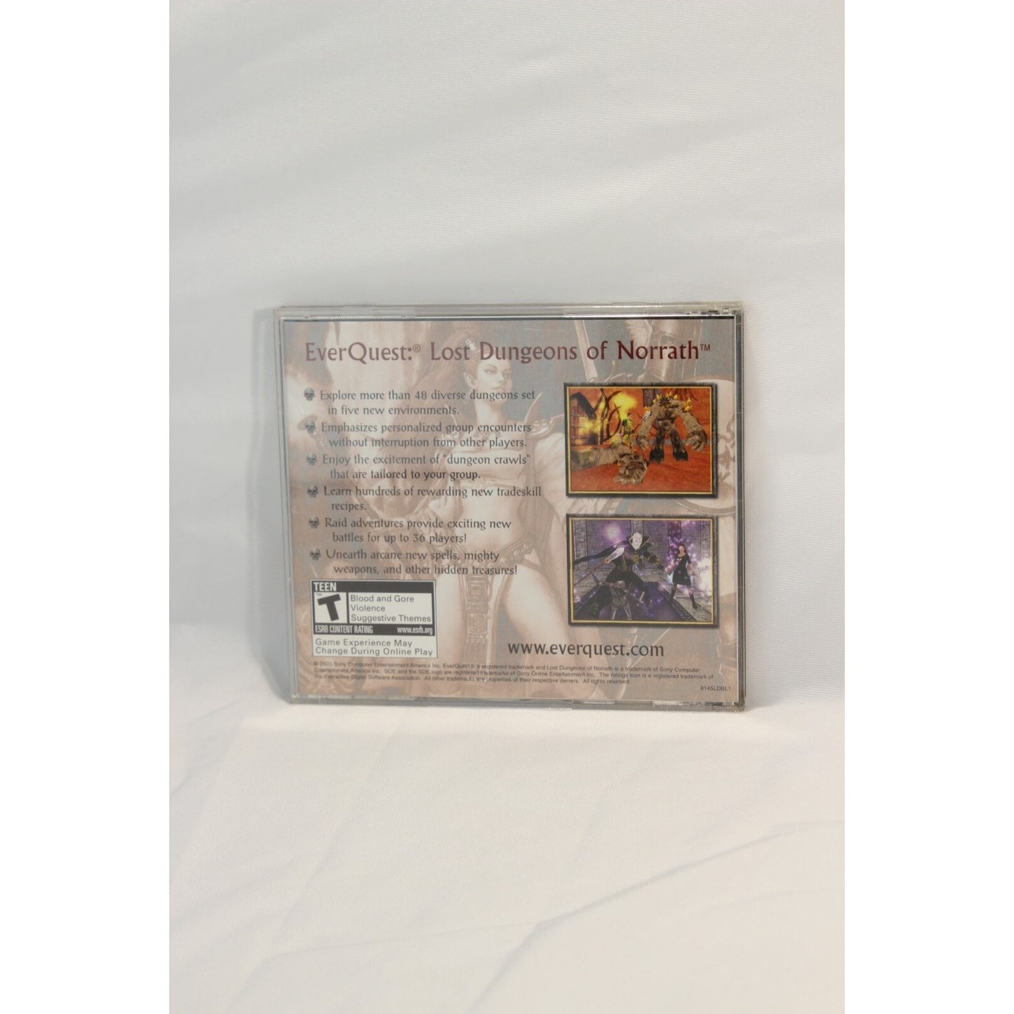 EverQuest Lost Dungeons of Norrath PC Tested Video Game Used Classic MMORPG