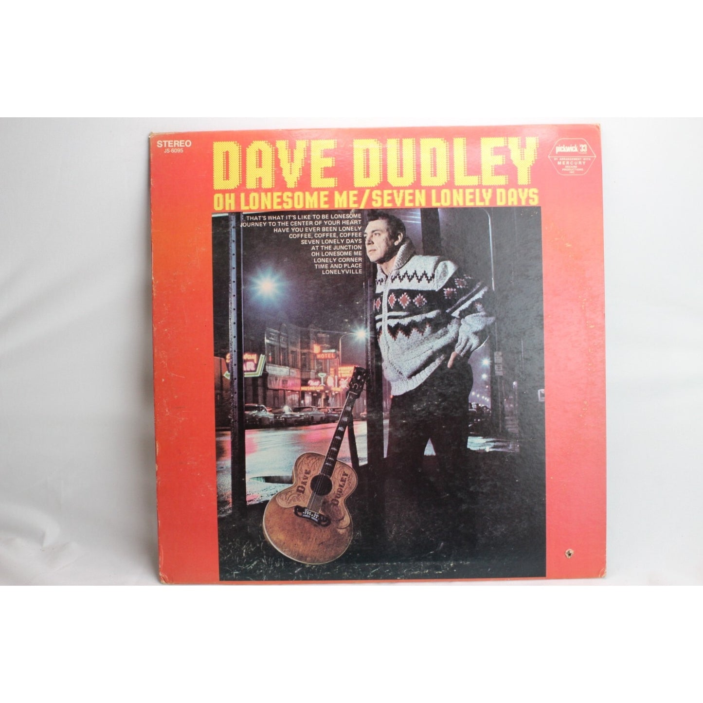 Dave Dudley – Oh Lonesome Me / Seven Lonely Days Vinyl Record Used