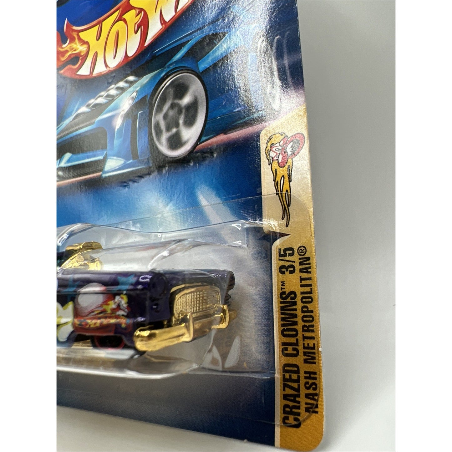 2003 Hot Wheels Crazed Clowns Series #3/5 Nash Metropolitan Purple 97 Diecast